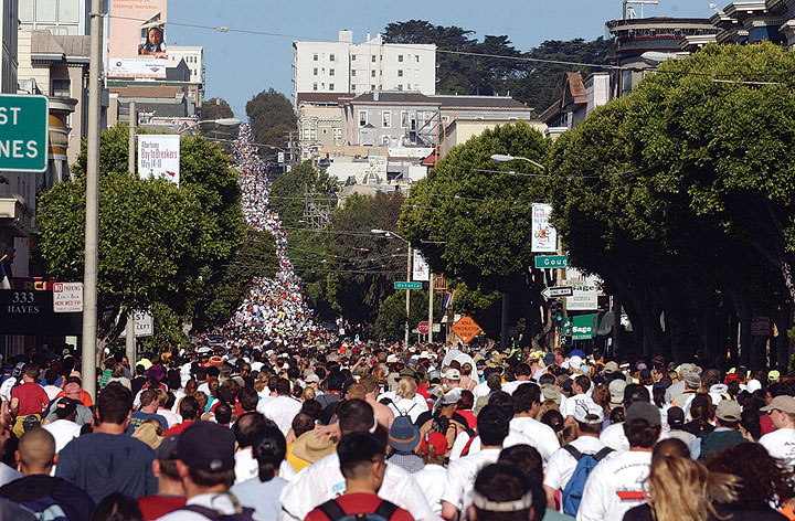 Hayes Hill at Bay to Breakers