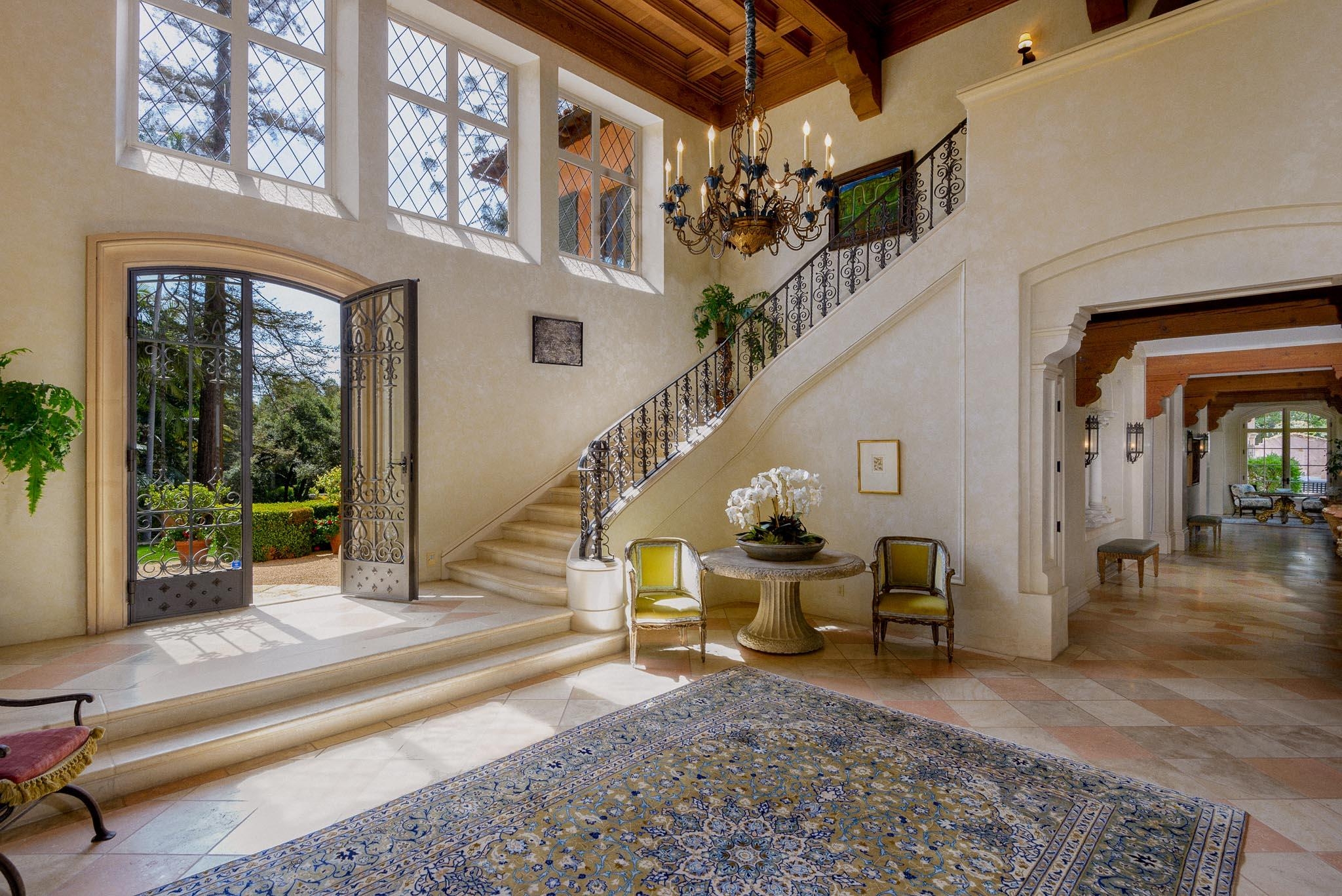 large open foyer