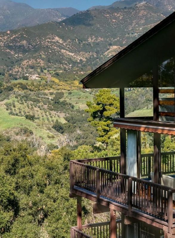 outside decks overlooking mountains