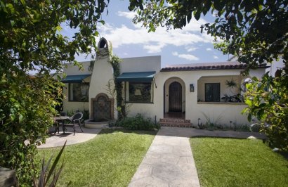 Front of House with Gated Entry