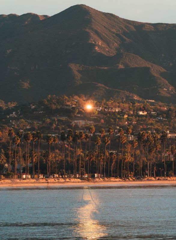 beach at sunset