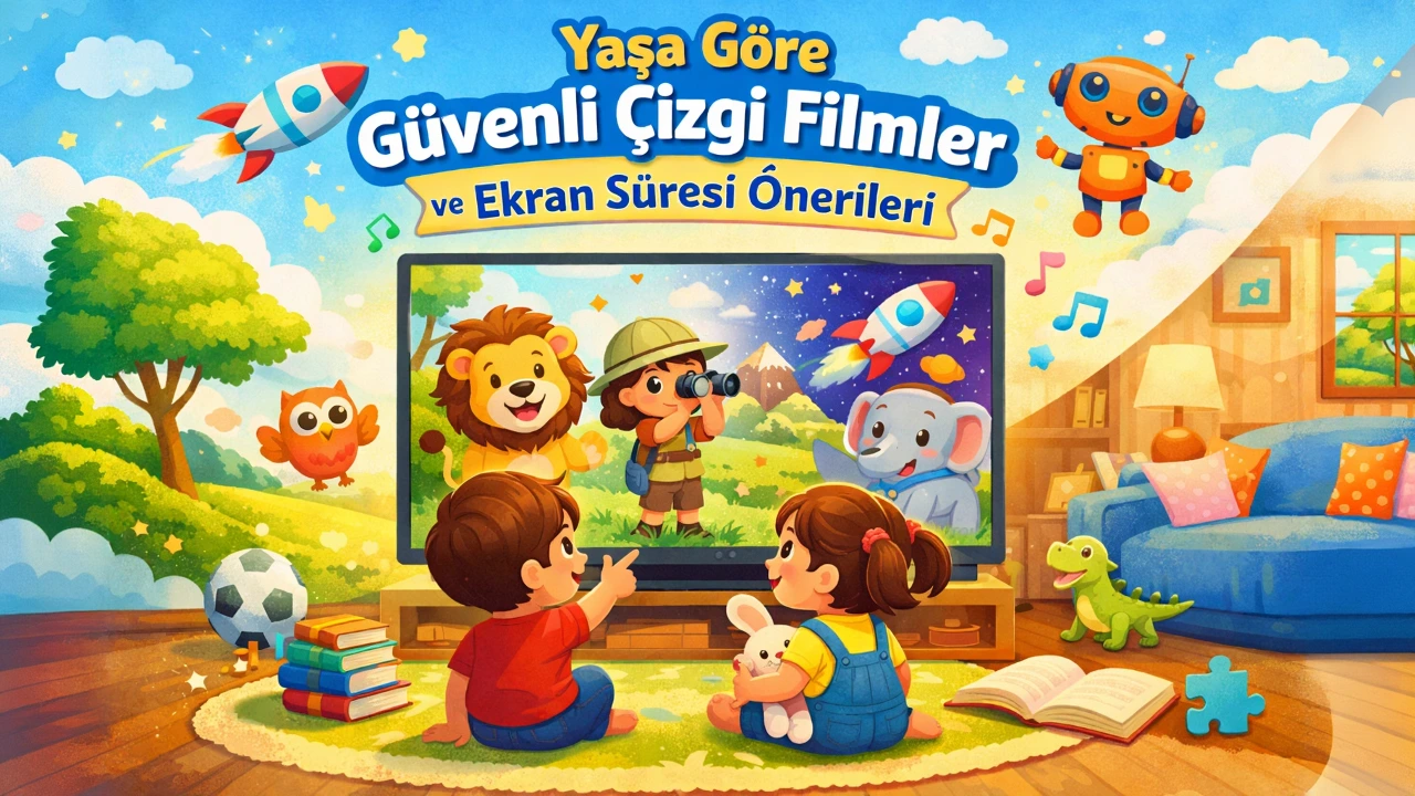 Yaşa Göre Güvenli Çizgi Filmler ve Ekran Süresi Rehberi