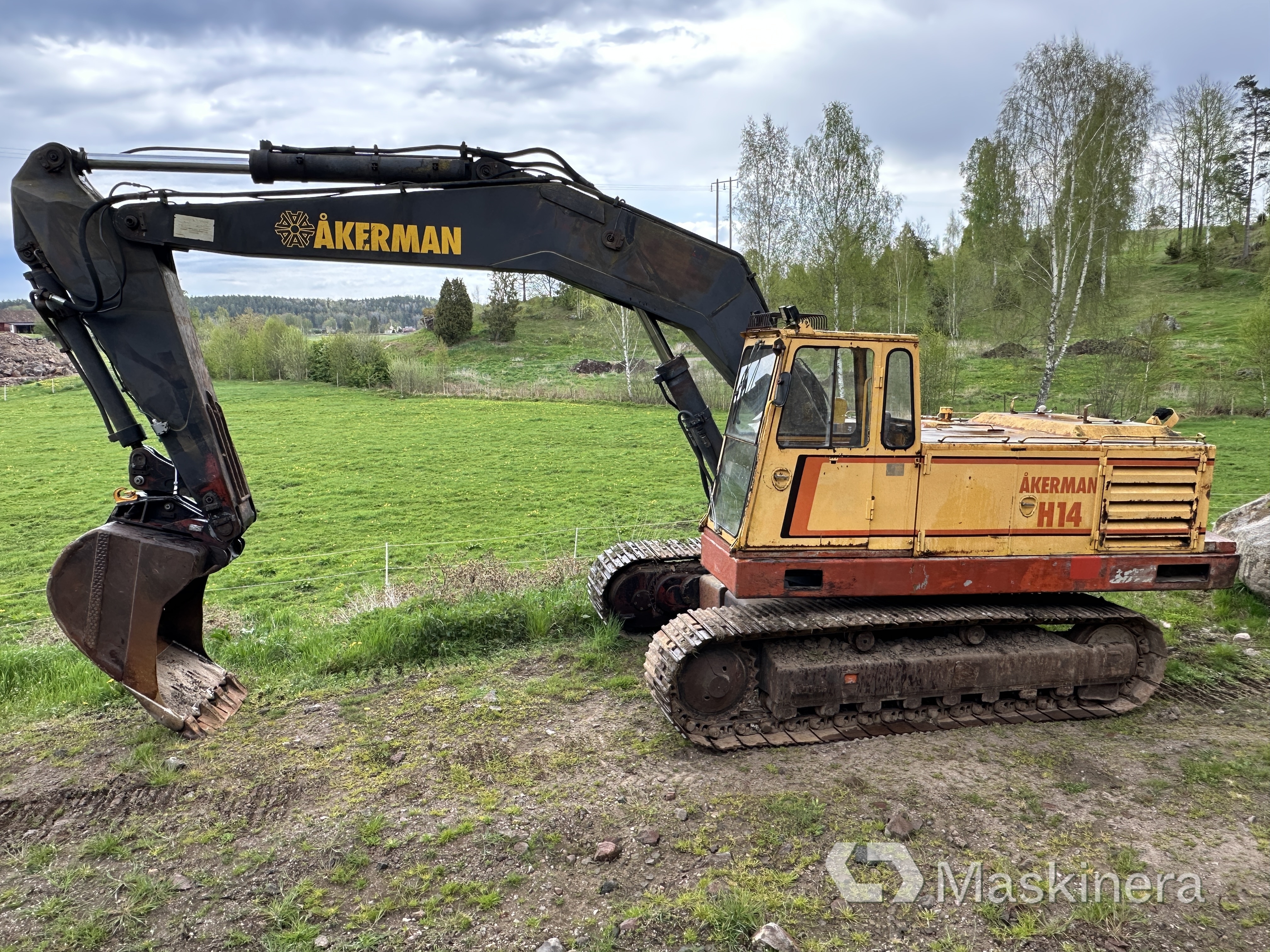 Grävmaskin Åkerman H14