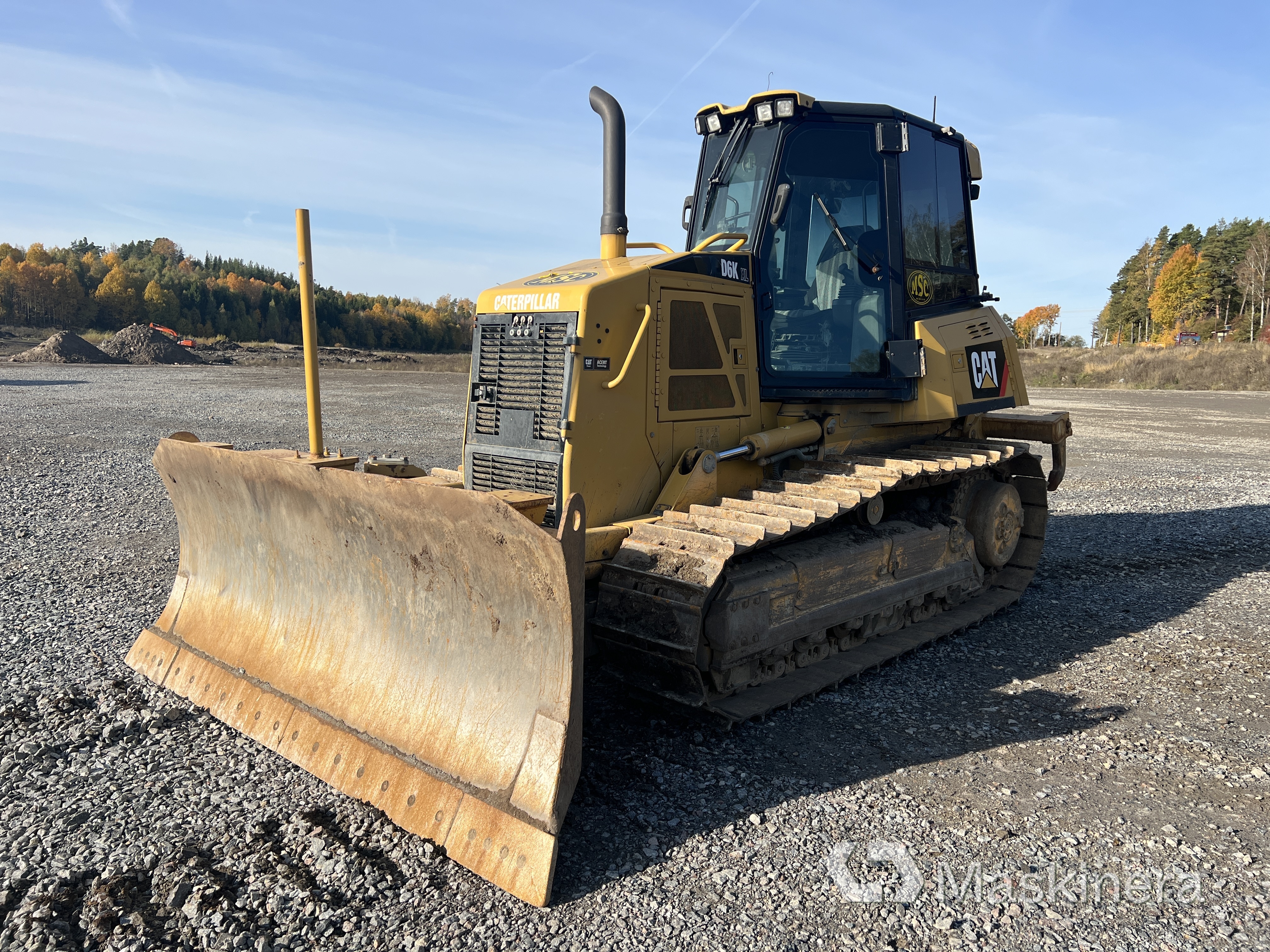 Bandschaktare CAT D6K XL, såld på svensk auktion för 580 000 kr