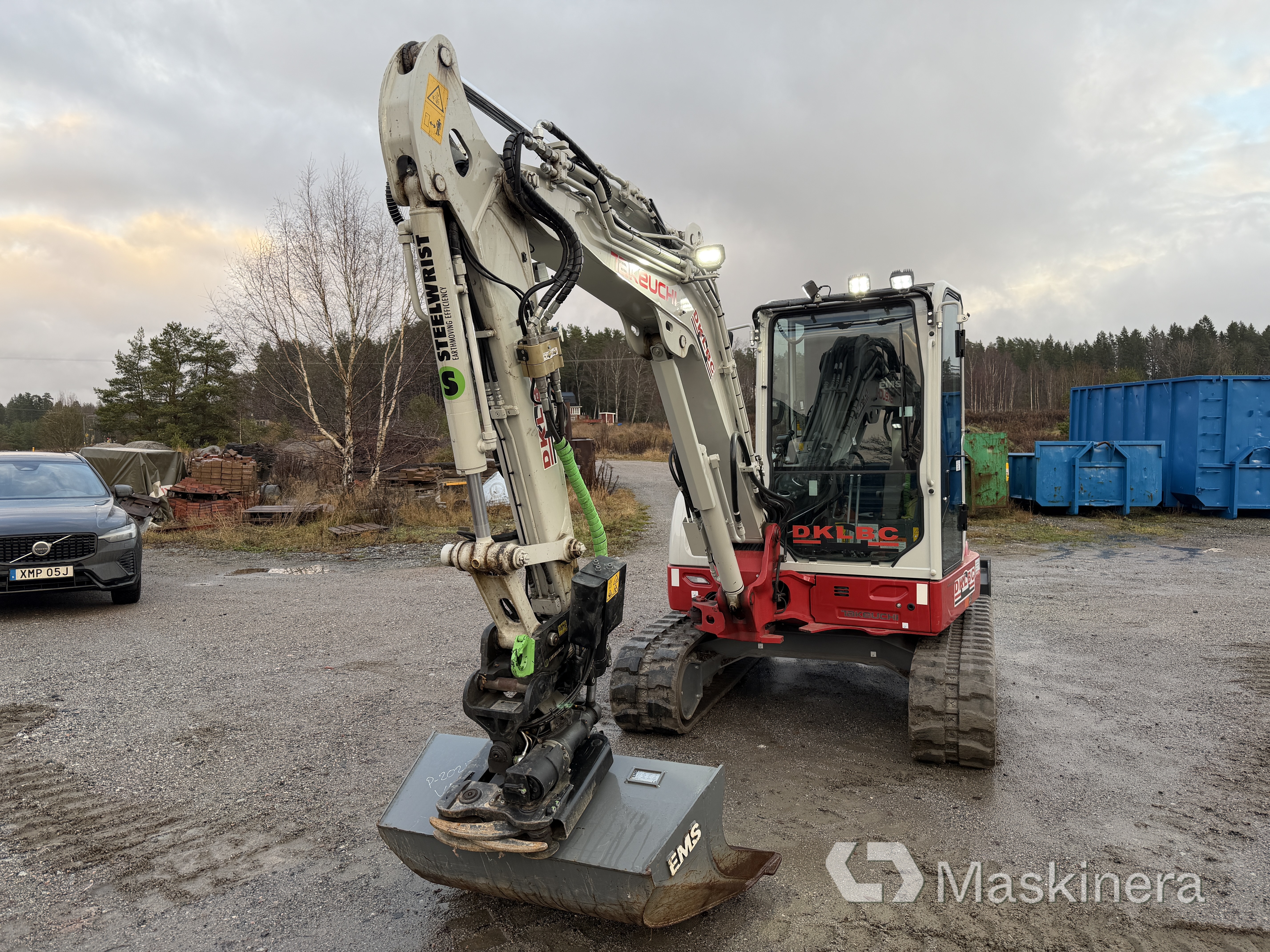 Grävmaskin Takeuchi TB350R med redskap