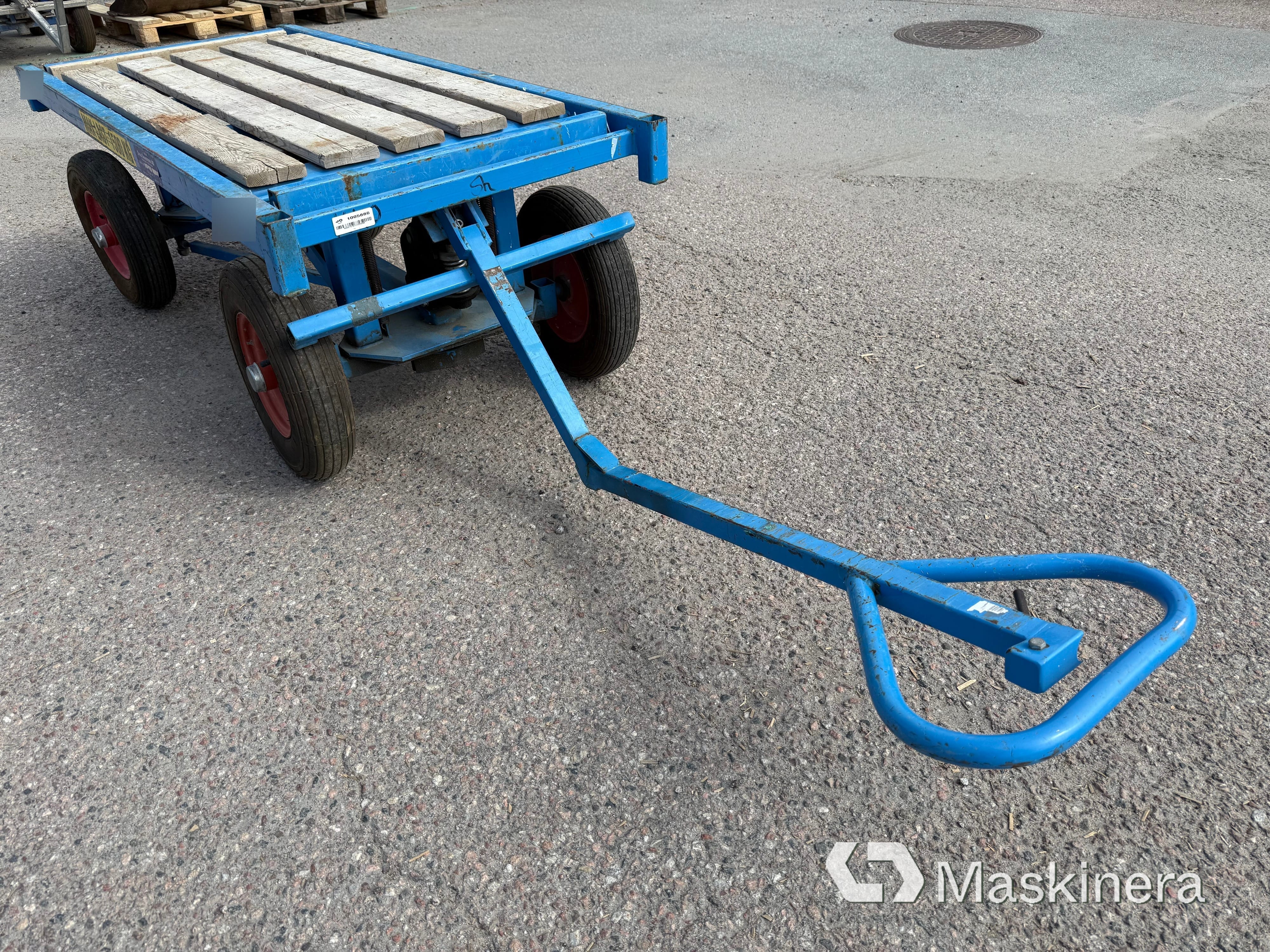 Flakvagn / Materialvagn Stilo Industrier 1500kg (Rep. objekt)