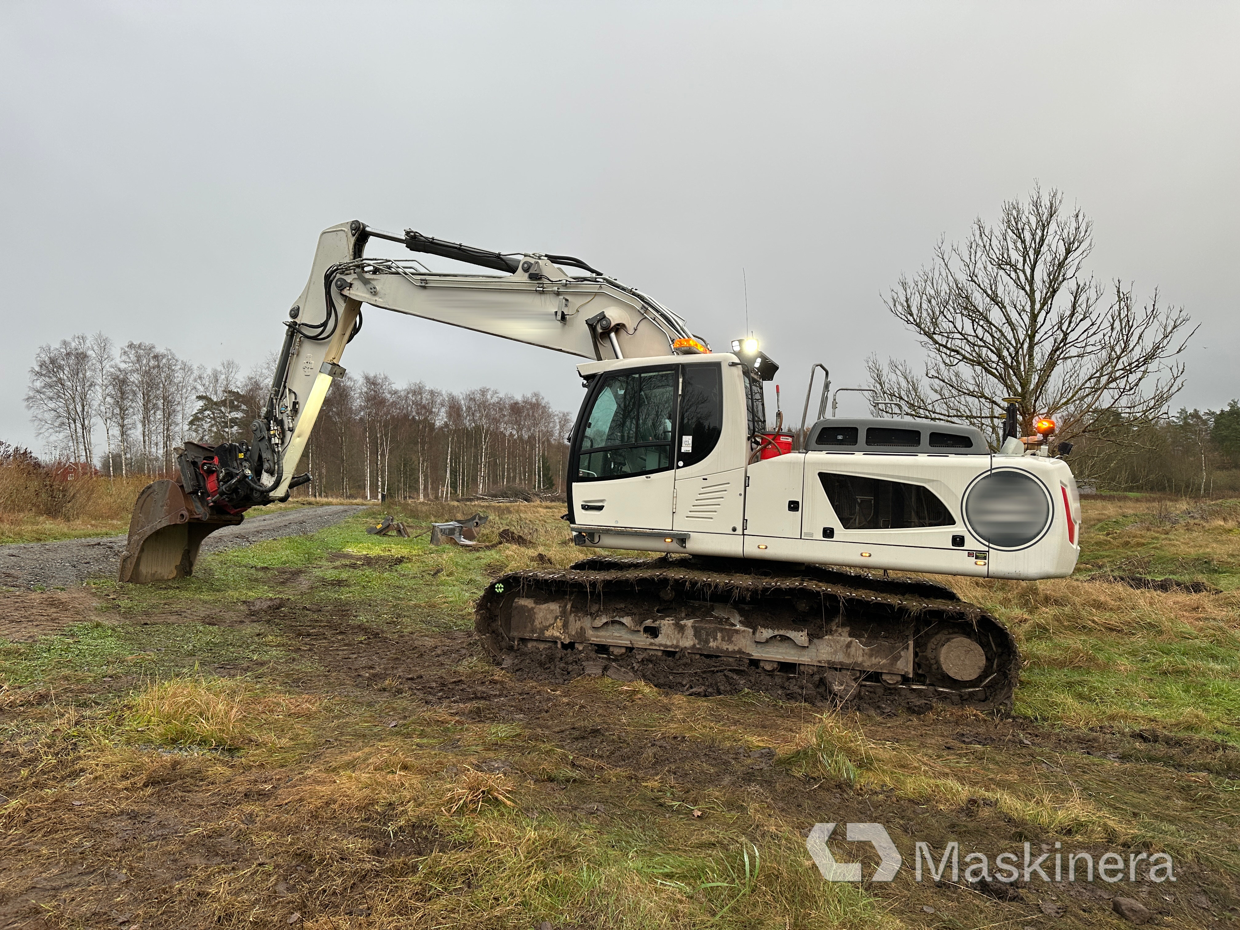 Grävmaskin Liebherr R926 WLC med Lieca 3D grävsystem och redskap