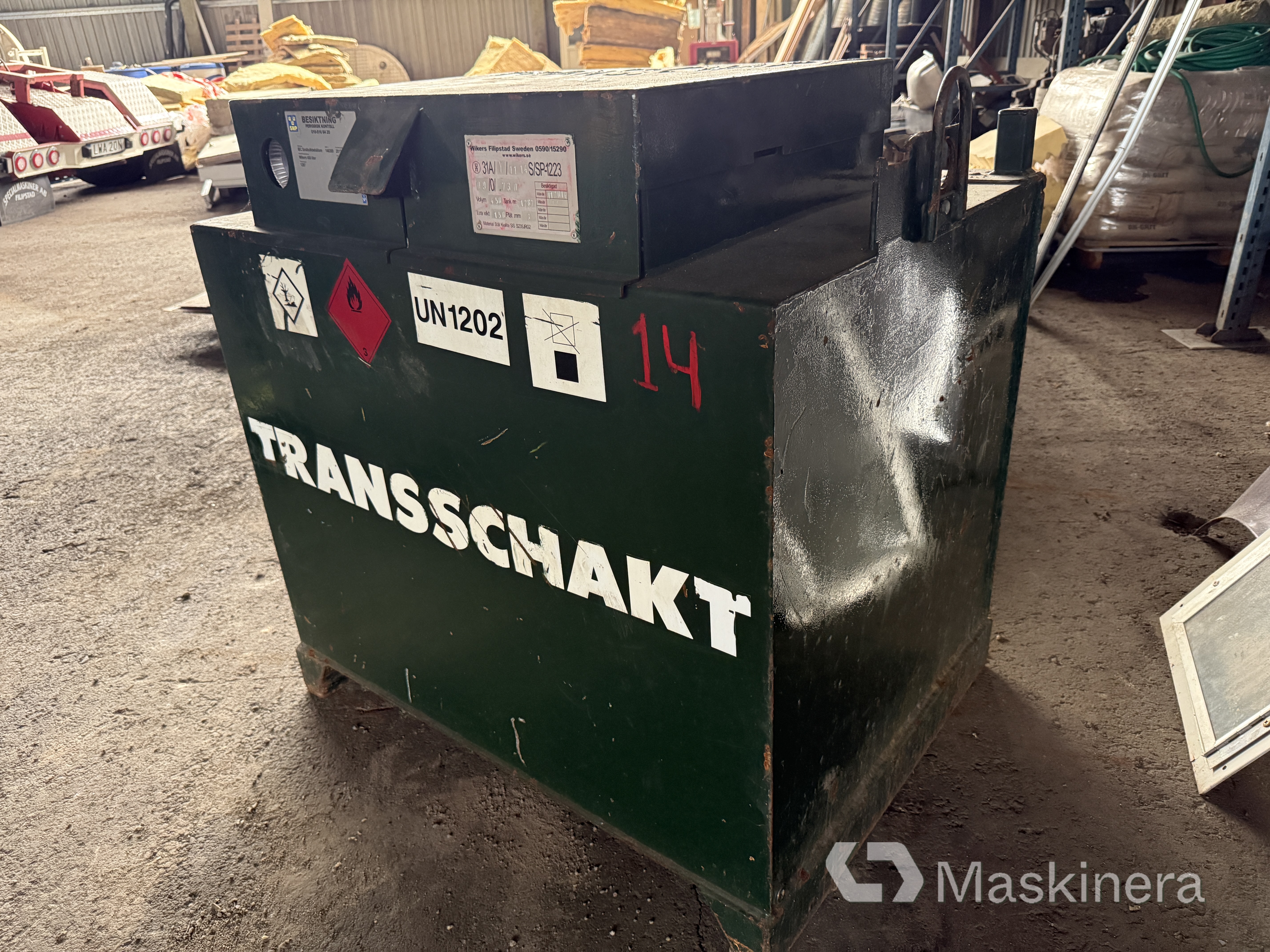 Dieseltank Filipstad Wikers 450L