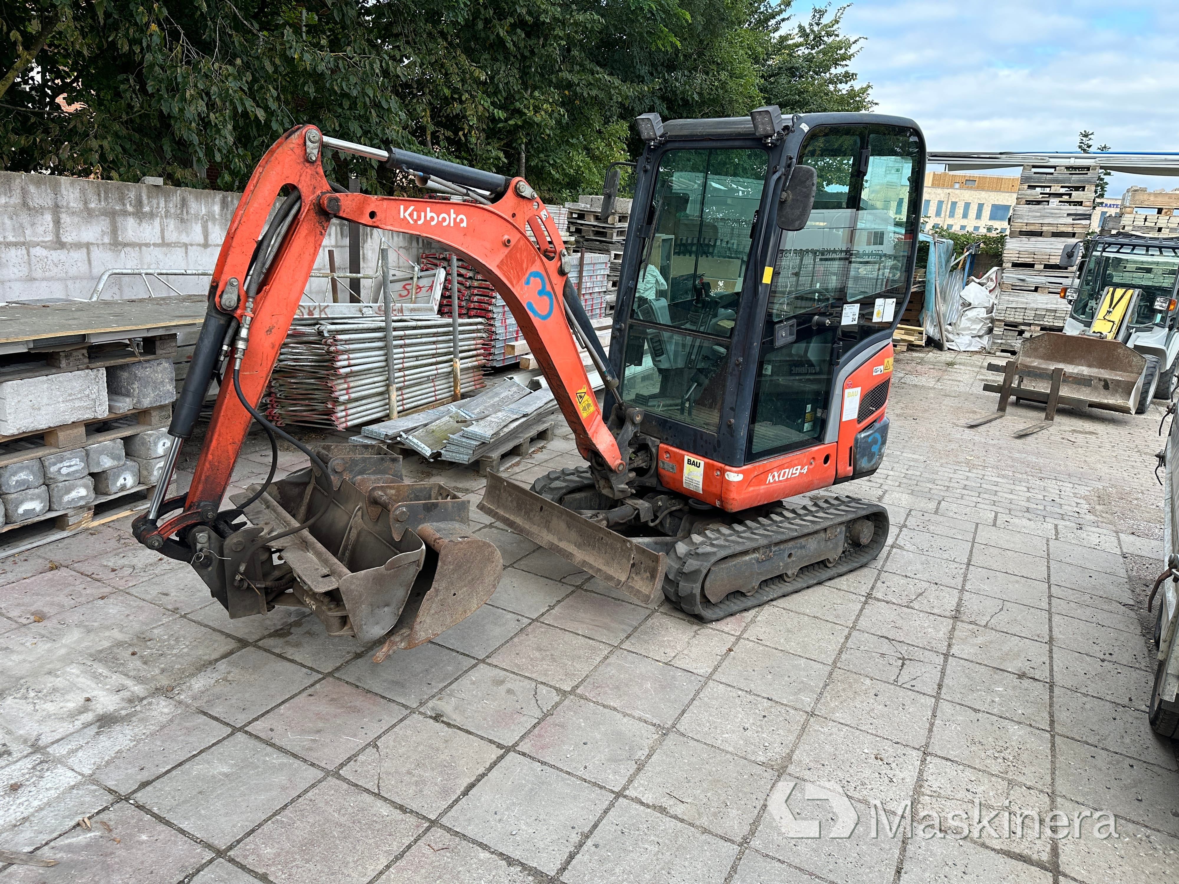 Minigrävare Kubota KX019-4
