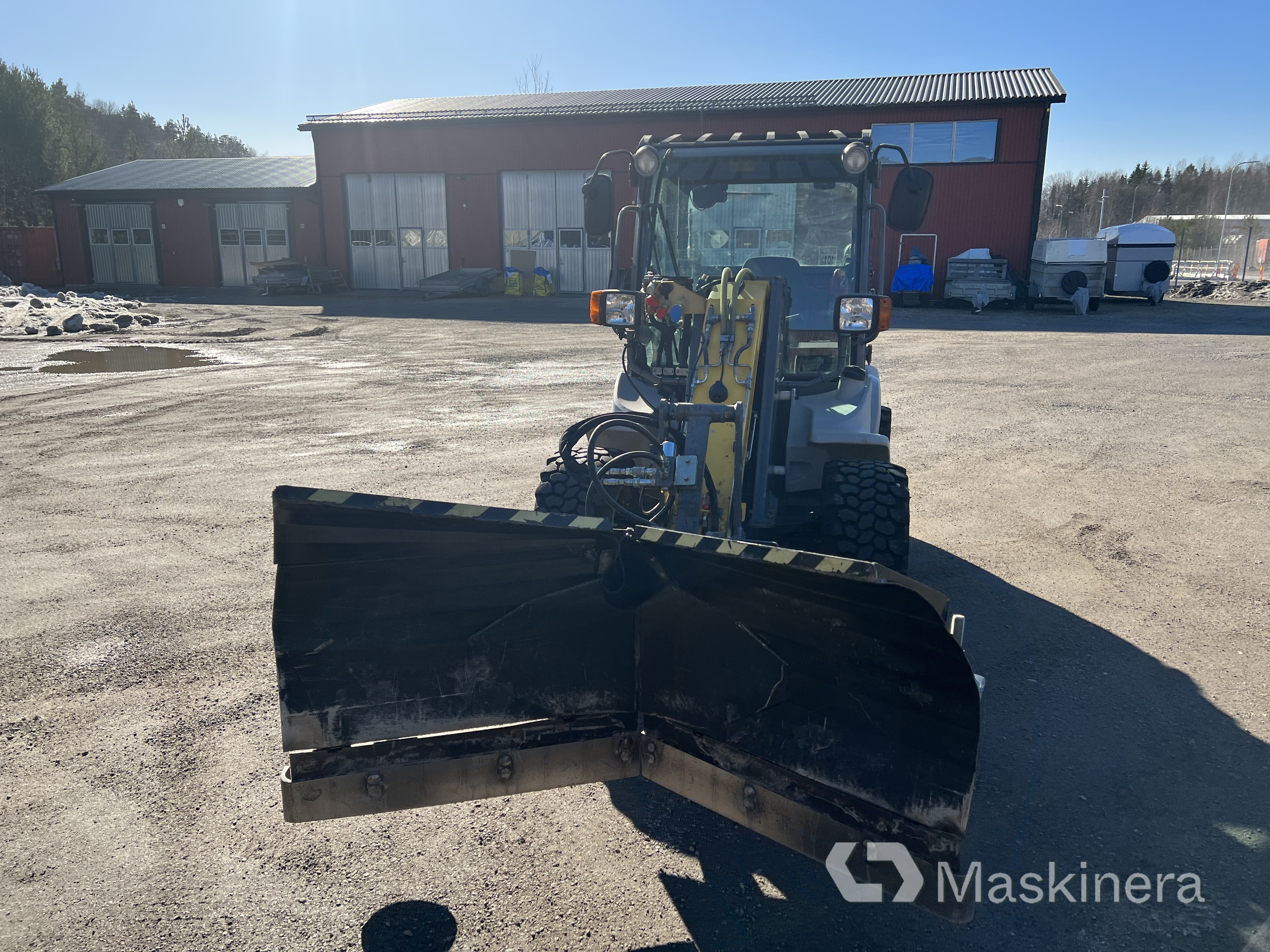 Hjullastare Kramer 348 med redskap