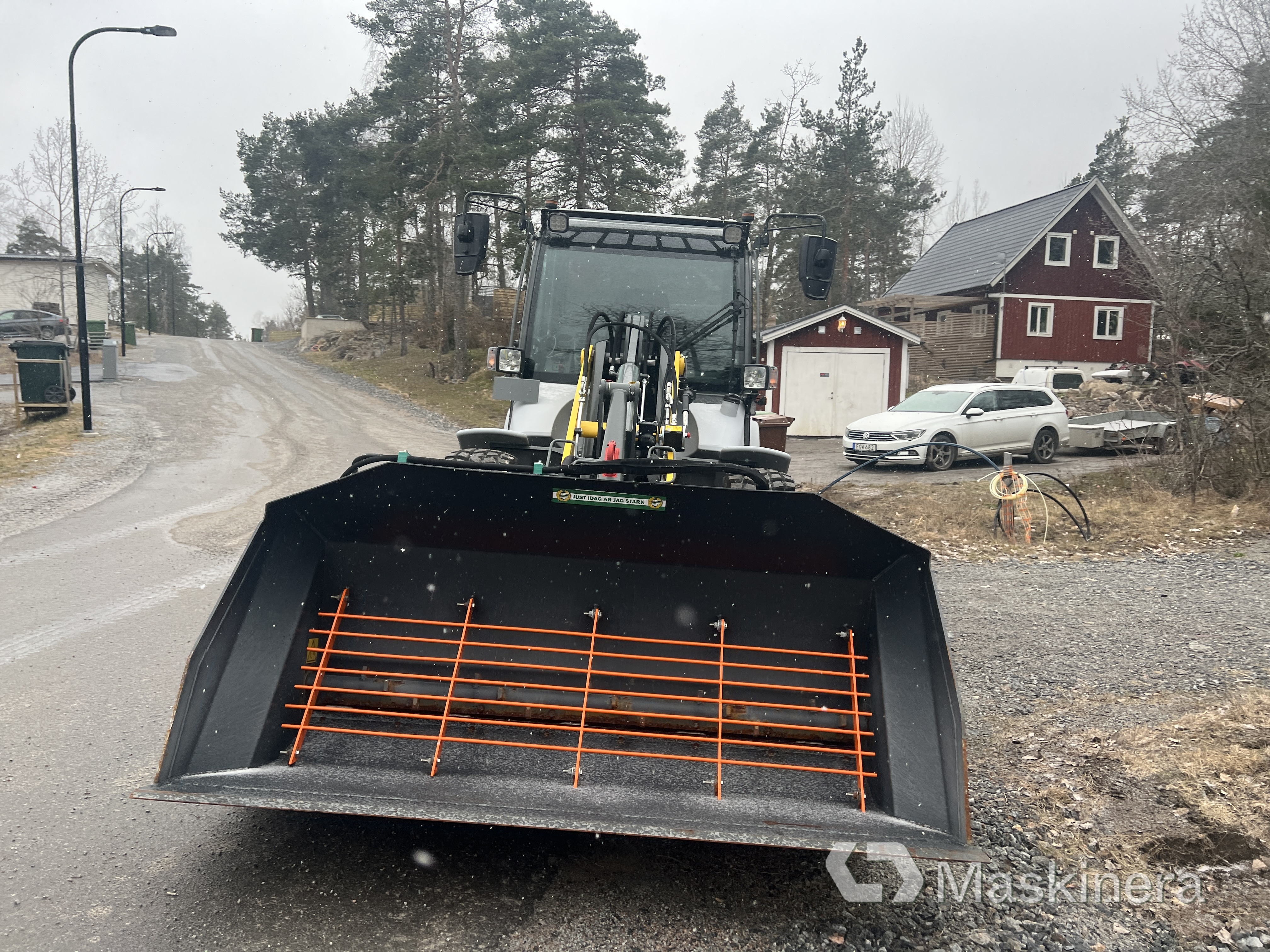 Hjullastare Kramer 8085 med snöutrustning