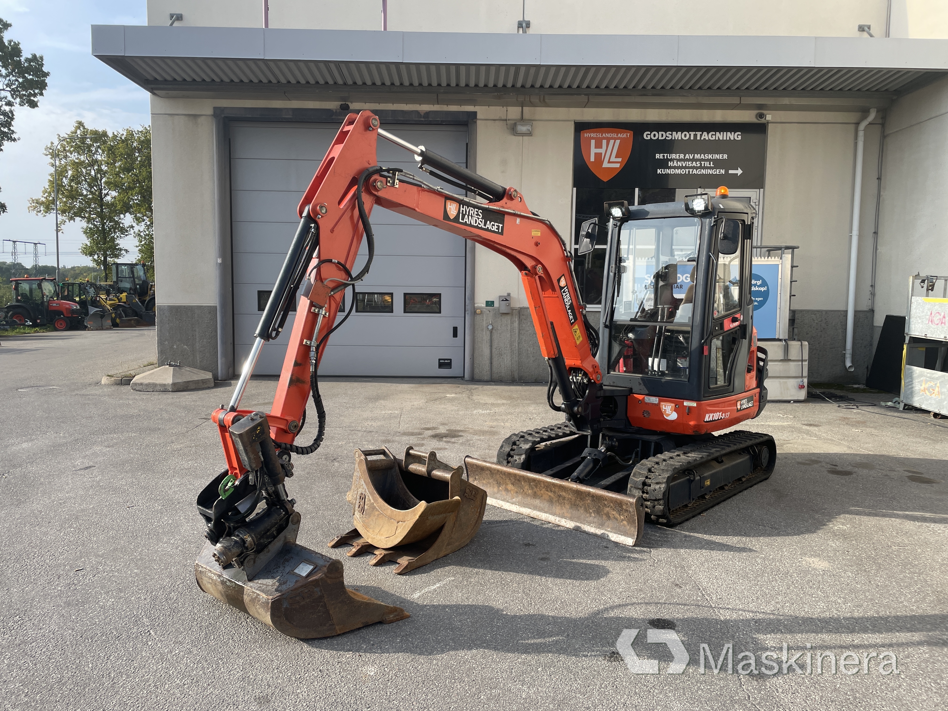 Grävmaskin Kubota KX101-3
