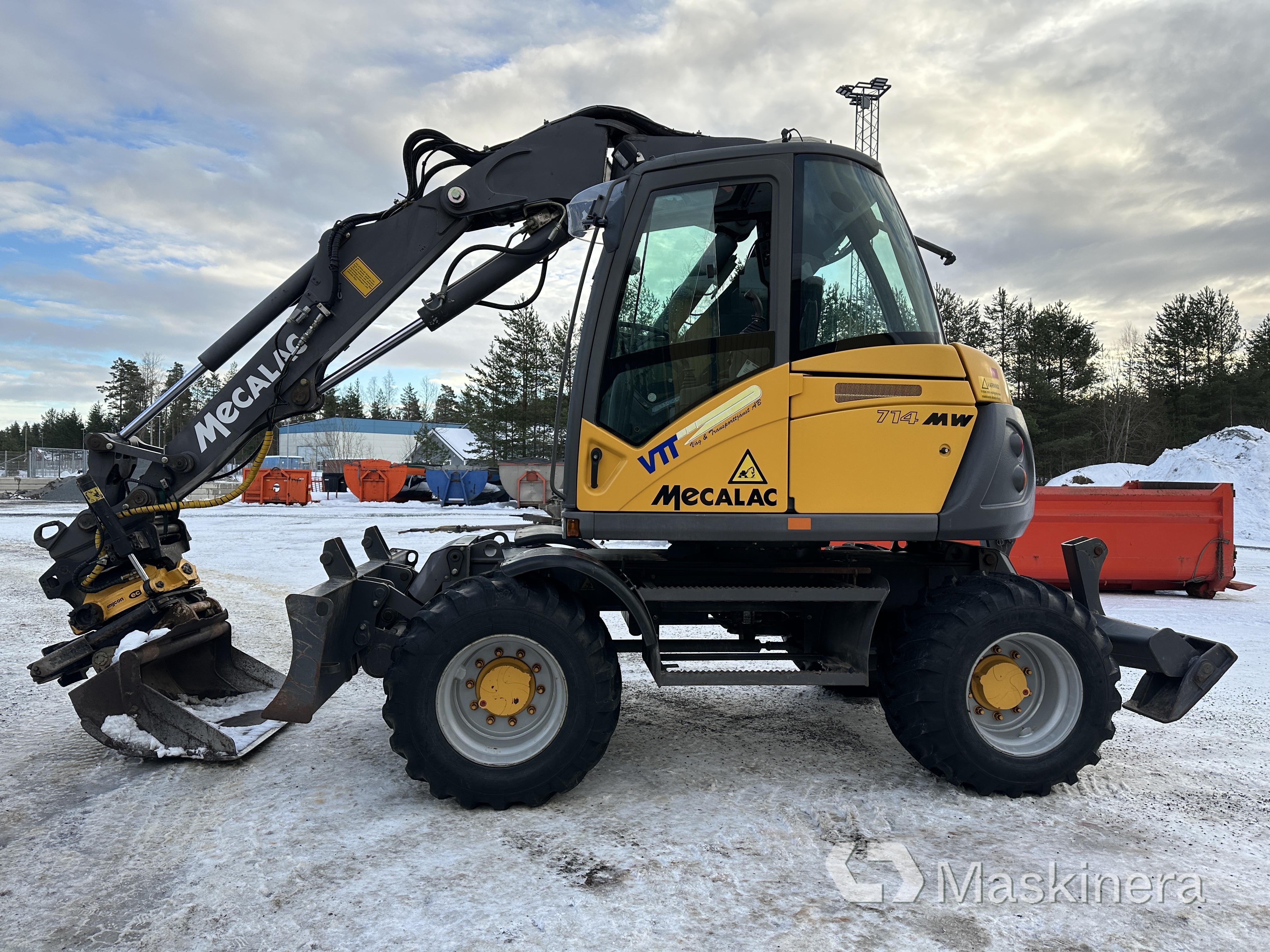 Hjulgrävare Mecalac 714 MW