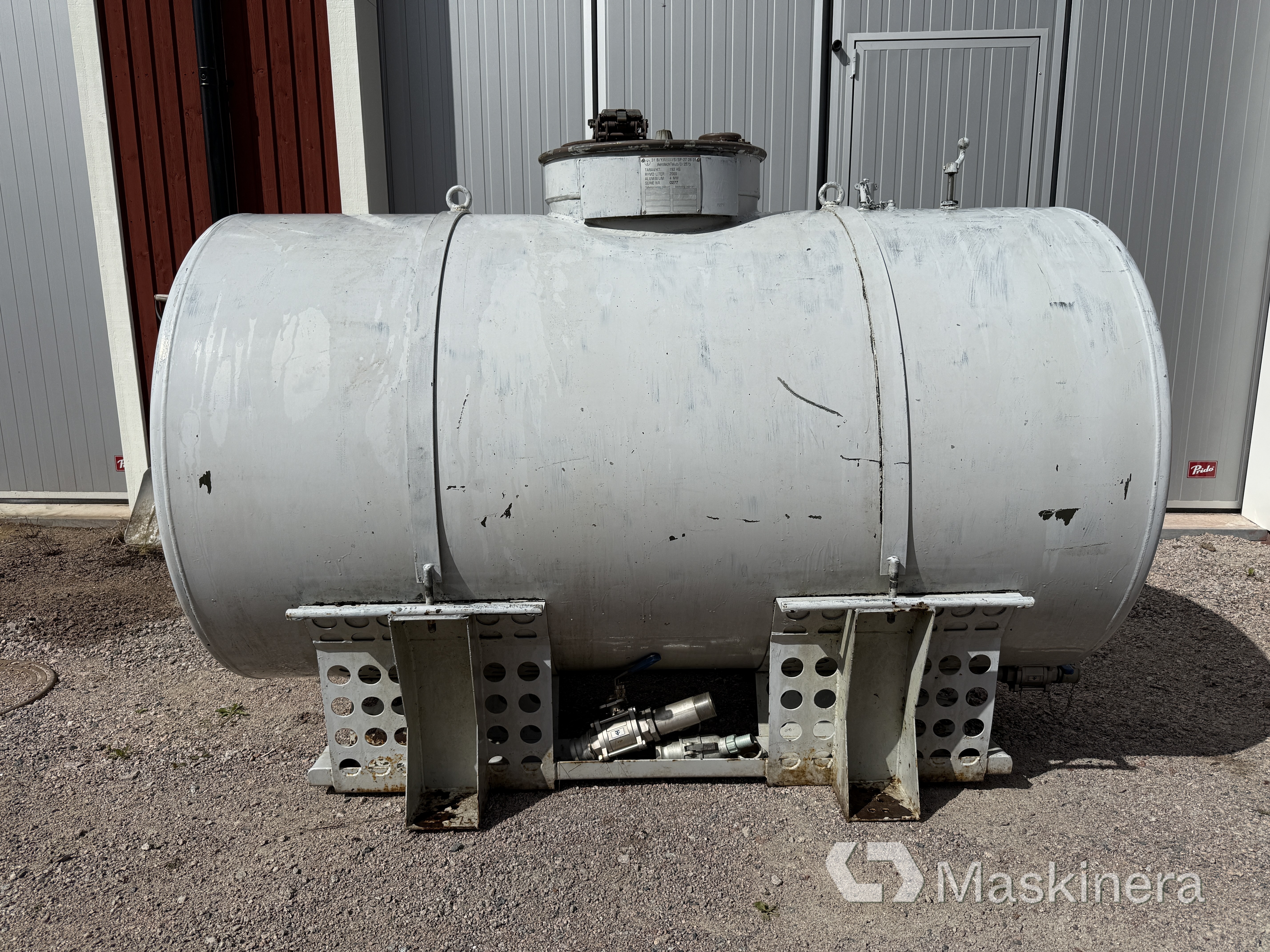 Dieseltank Aluminium 2000 liter