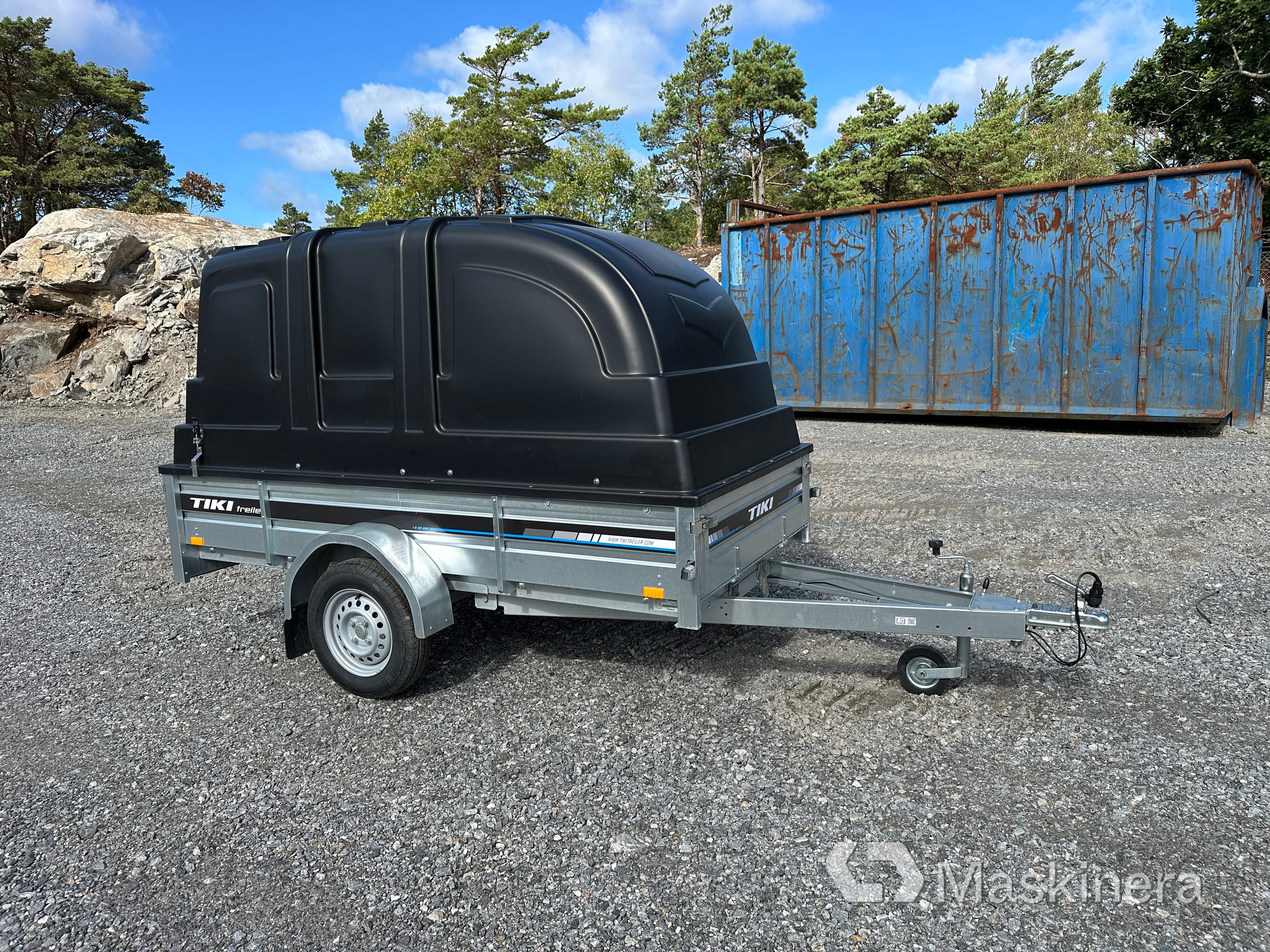Släpvagn TIKI CS265-R 750 kg med hög kåpa
