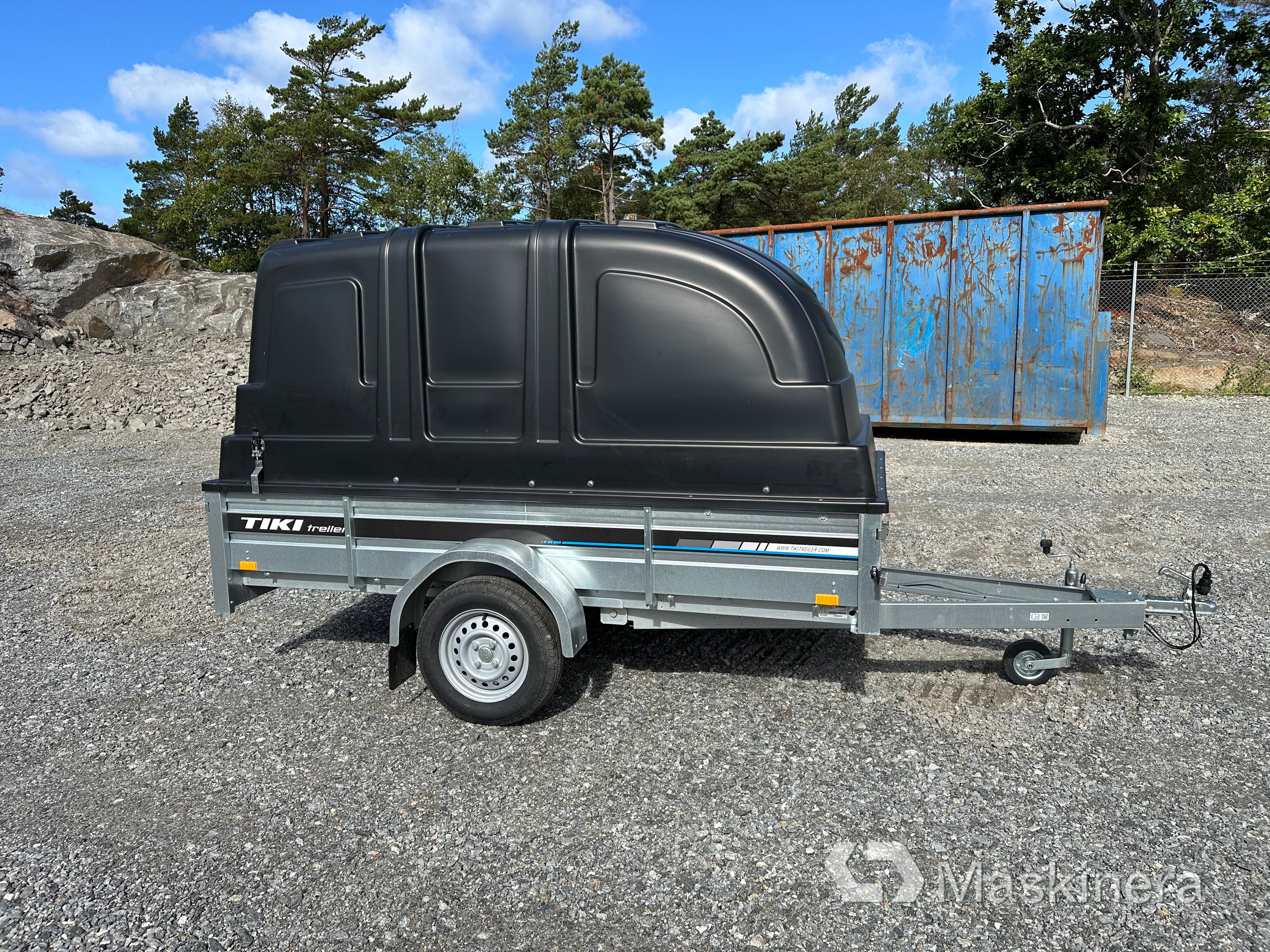 Släpvagn TIKI CS265-R 750 kg med hög kåpa
