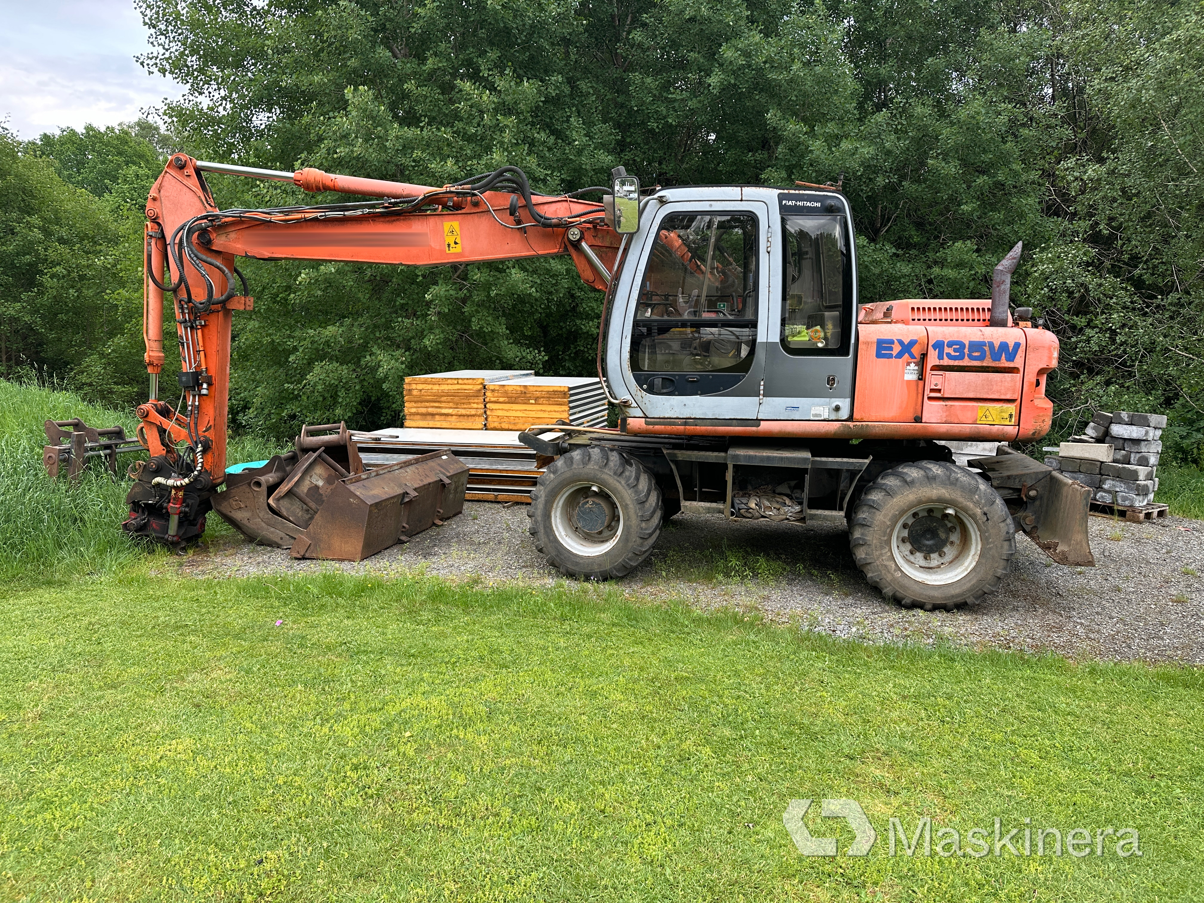 Grävmaskin Fiat-Hitachi 135W