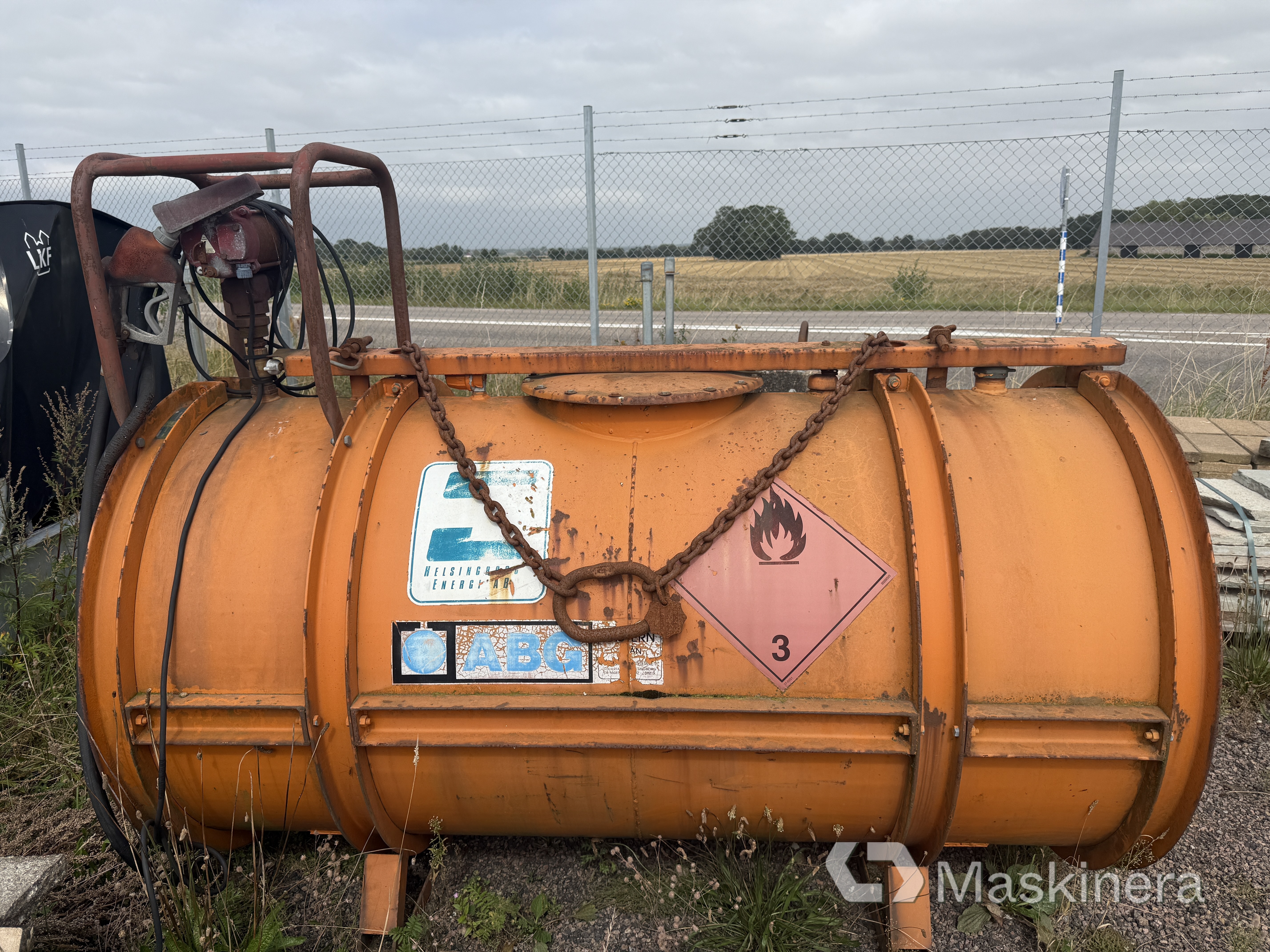 Dieseltank ABG 1500L med pump