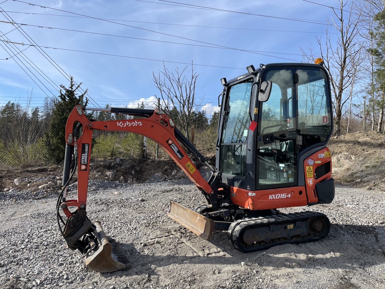 Grävmaskin Kubota KX016-4