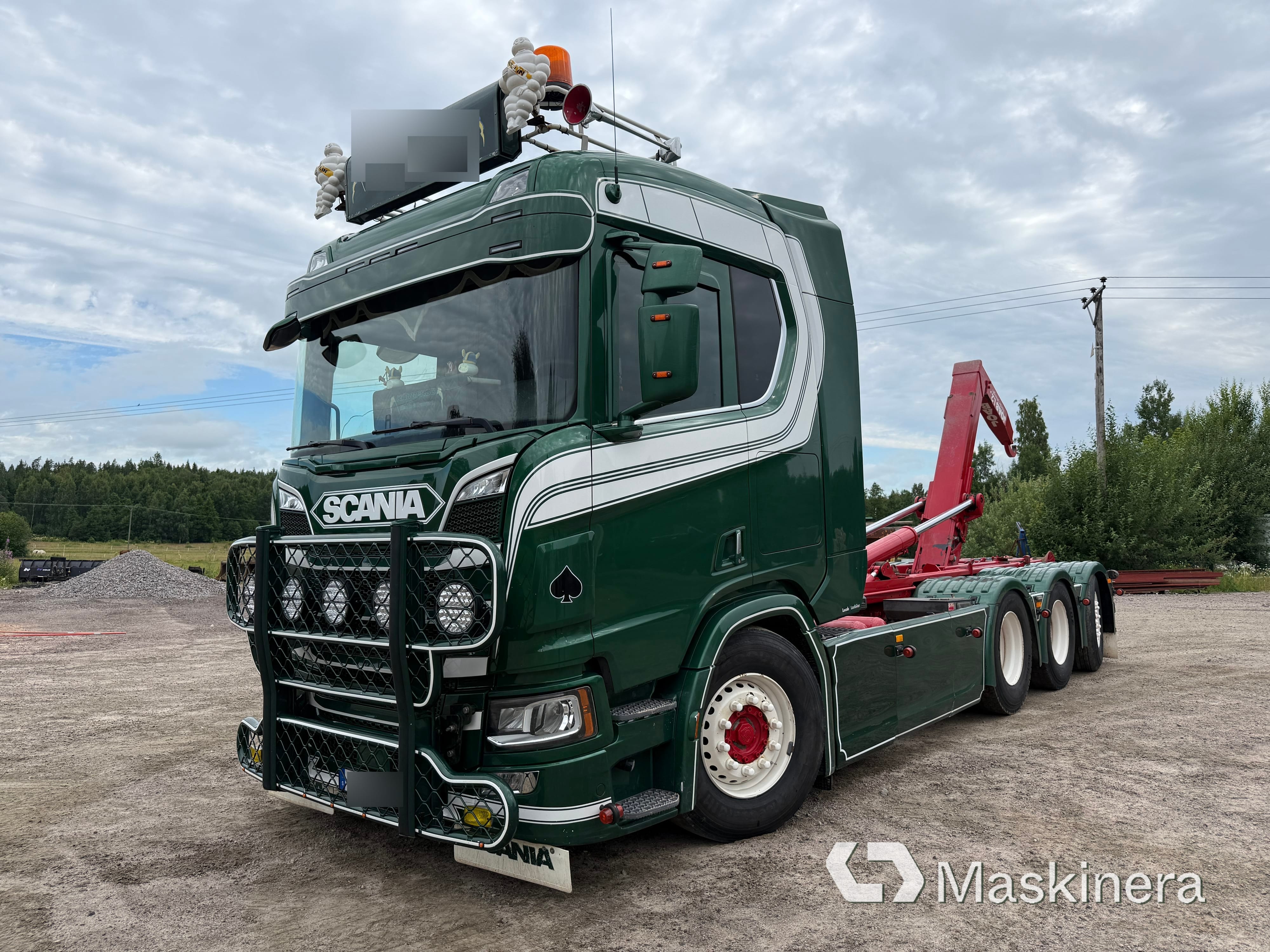Tridem lastväxlare Scania R580 8x4*4