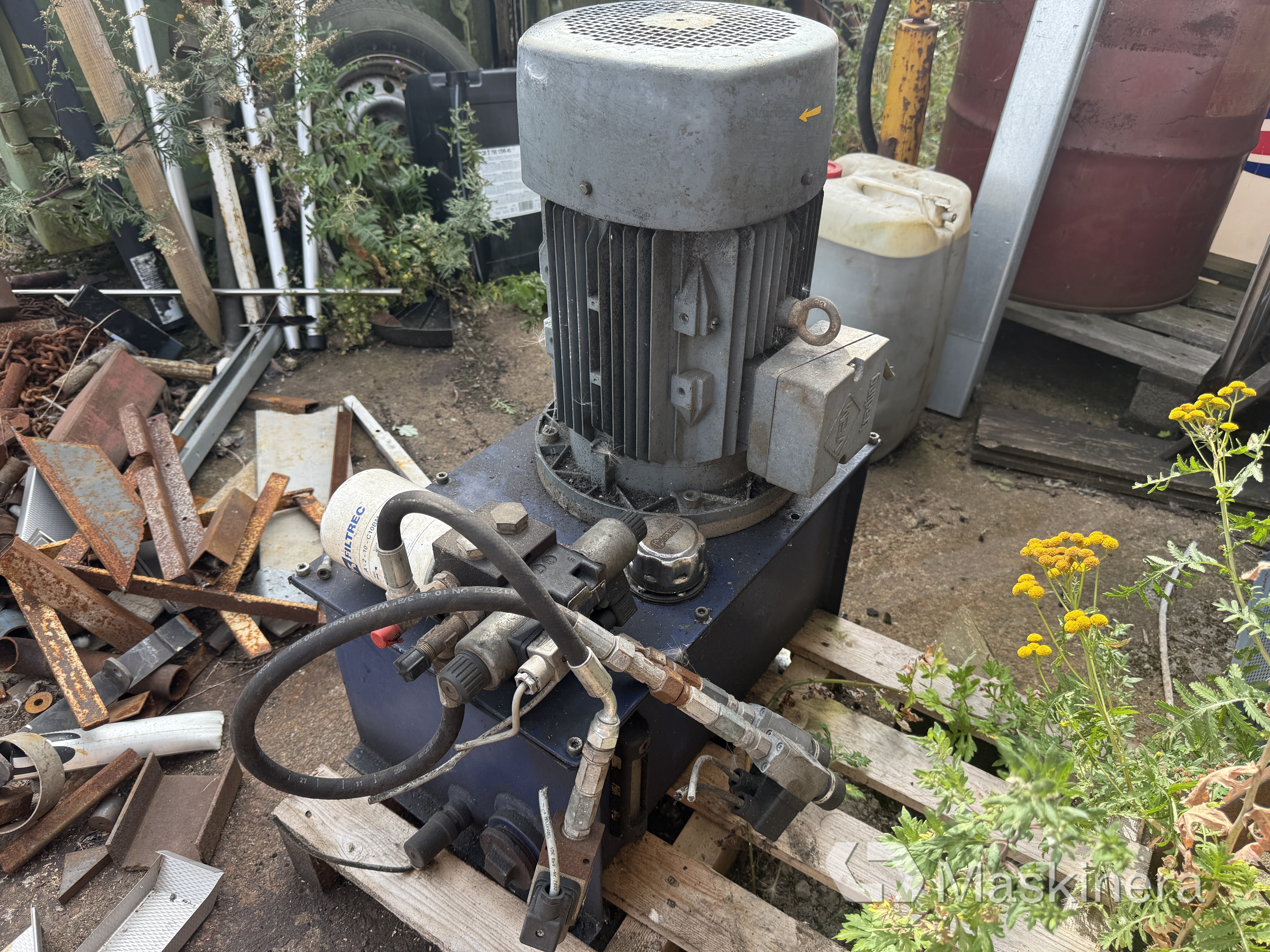 Hydraulaggregat 5,5 kW VEM elmotor