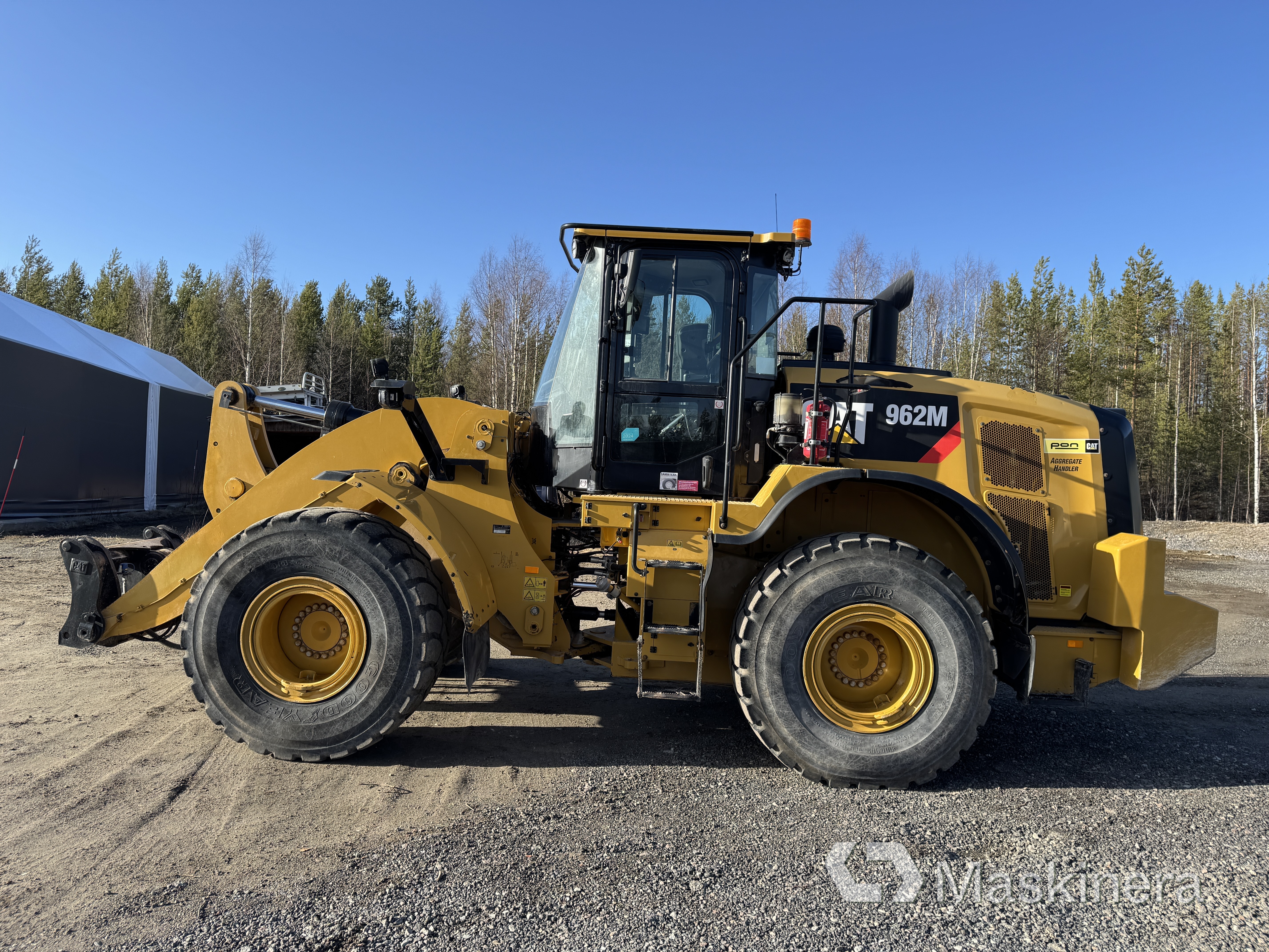 Hjullastare Cat 962M med skopa