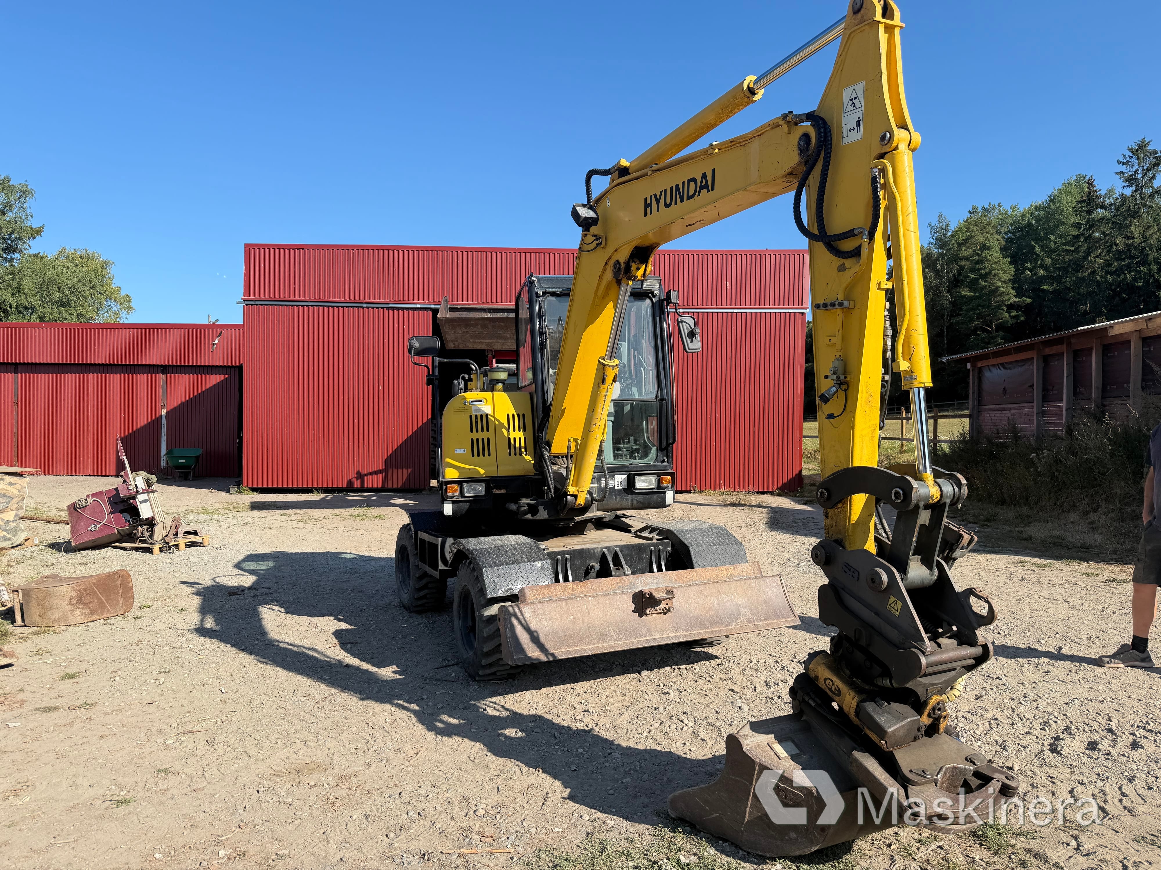 Hjulgrävare Hyundai Robex 55W-7A