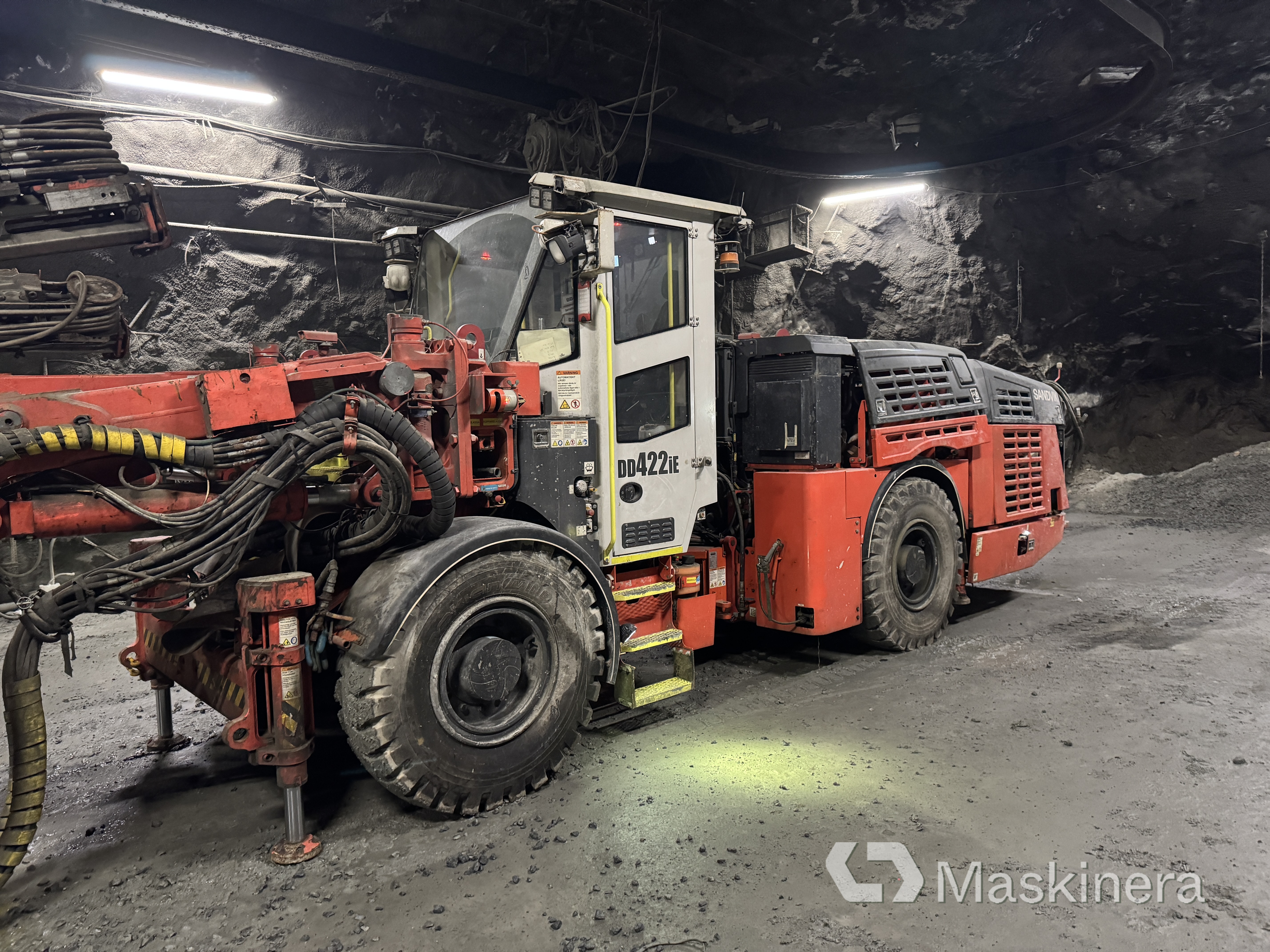 Gruv-borrigg för underjordsbruk Sandvik DD422iE
