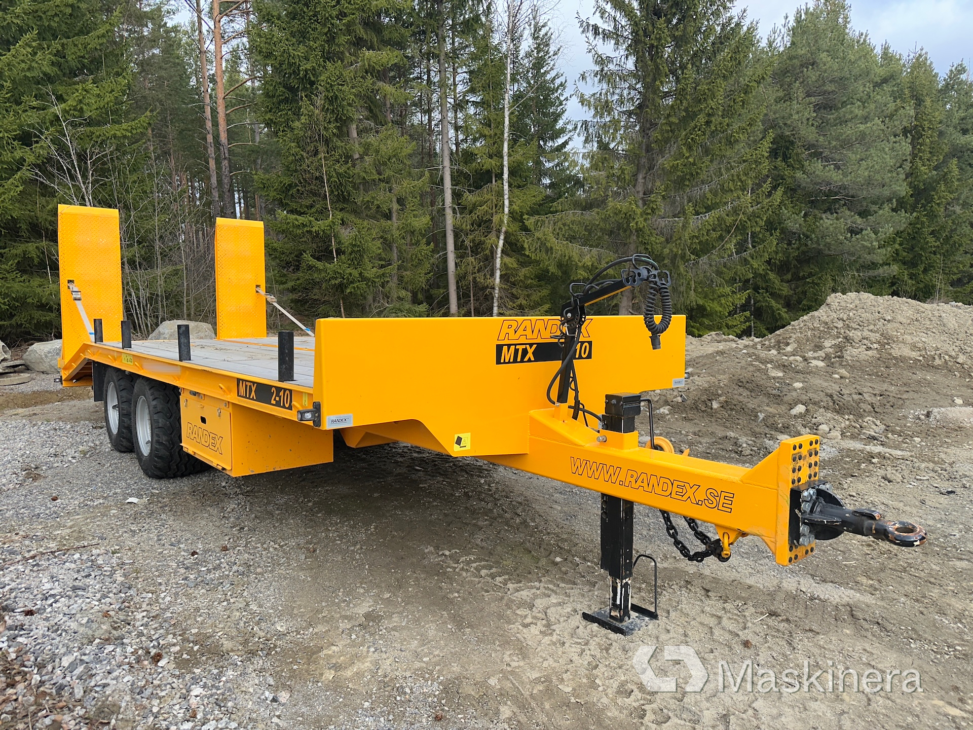 Begagnad Maskintrailer Randex MTX2-10 auktion | Maskinera