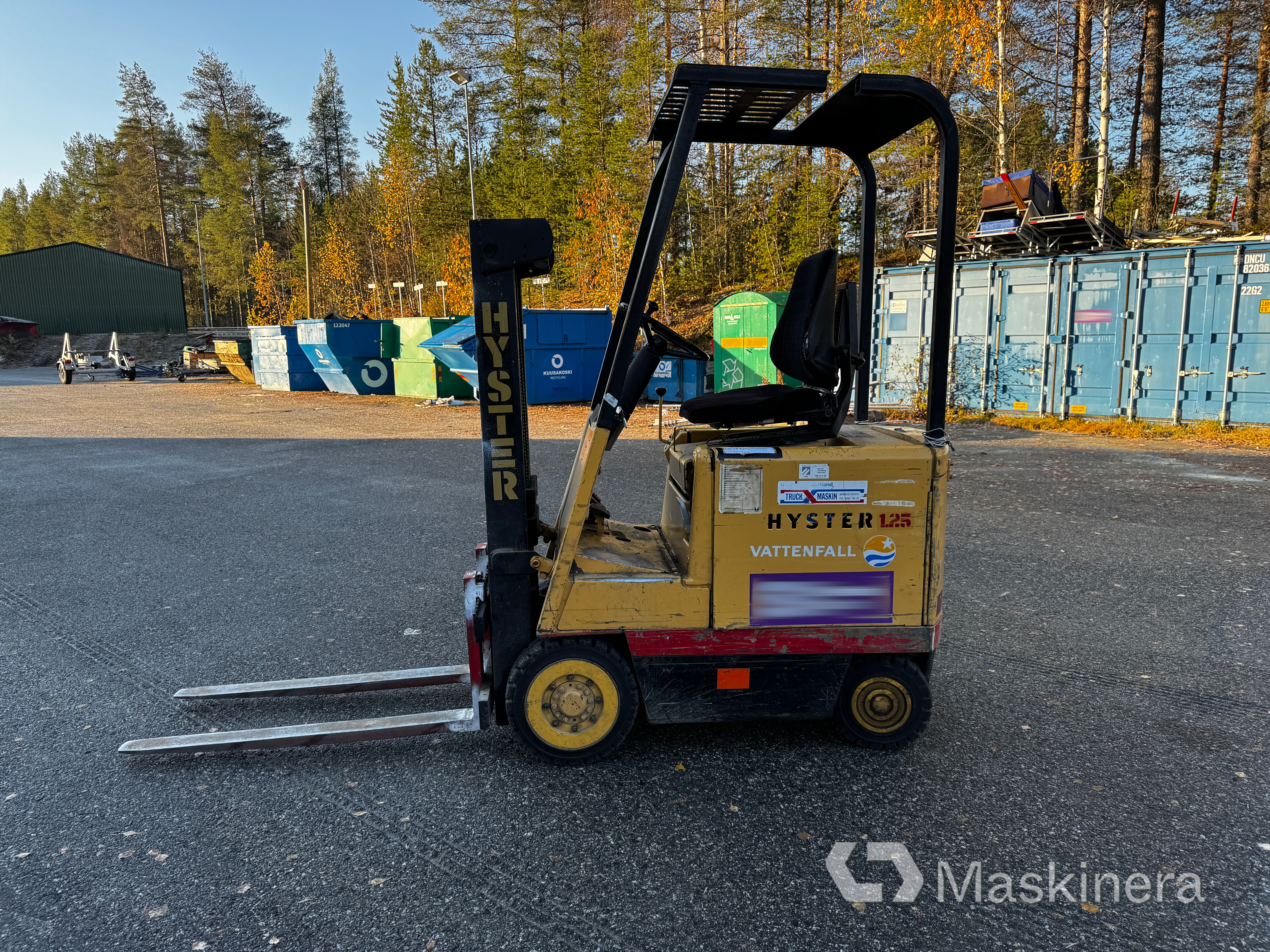 Eltruck Hyster E25B med laddare