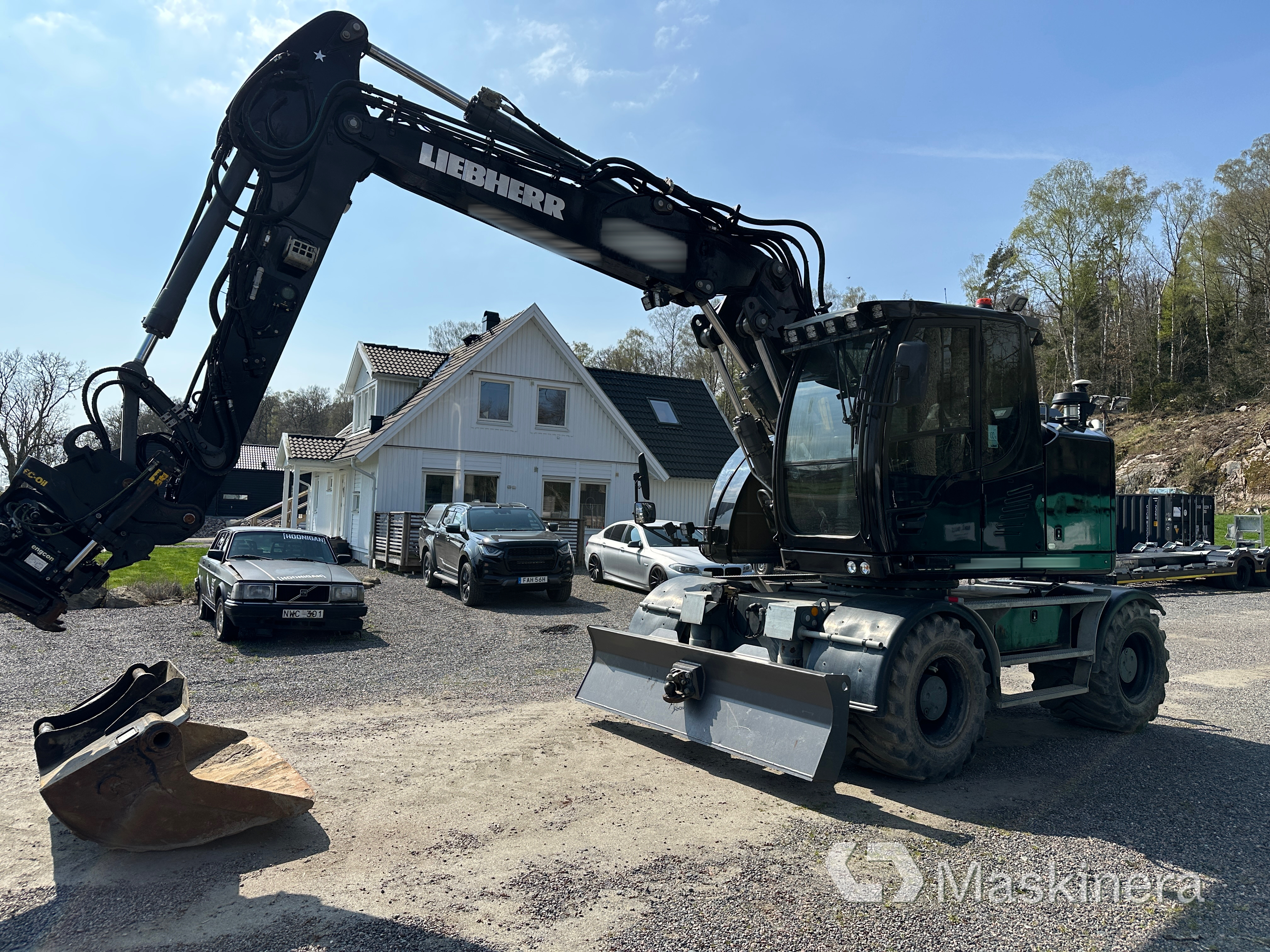 Hjulgrävare Liebherr A914 Compact med grävsystem