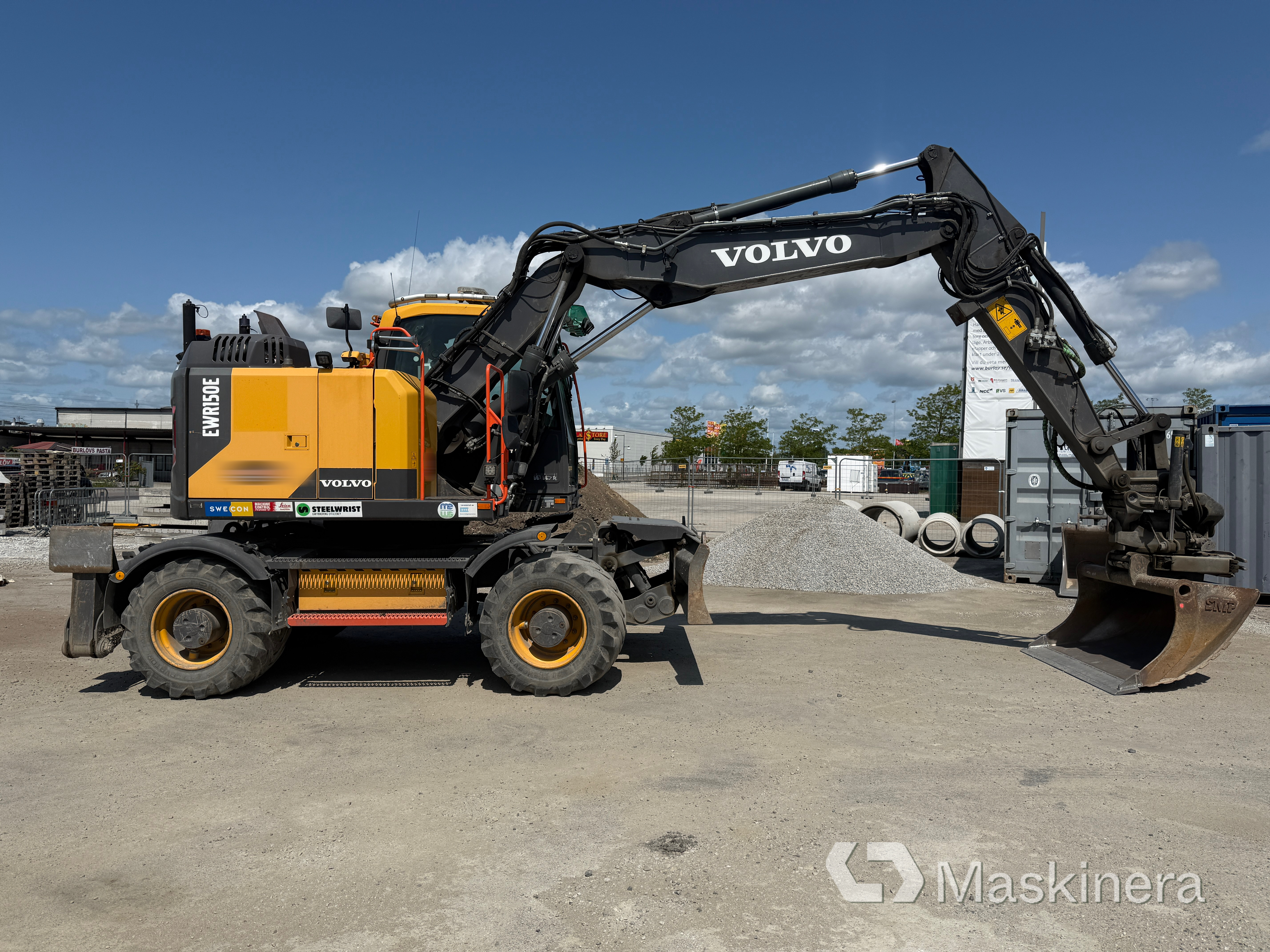 Hjulgrävare Volvo EWR150E