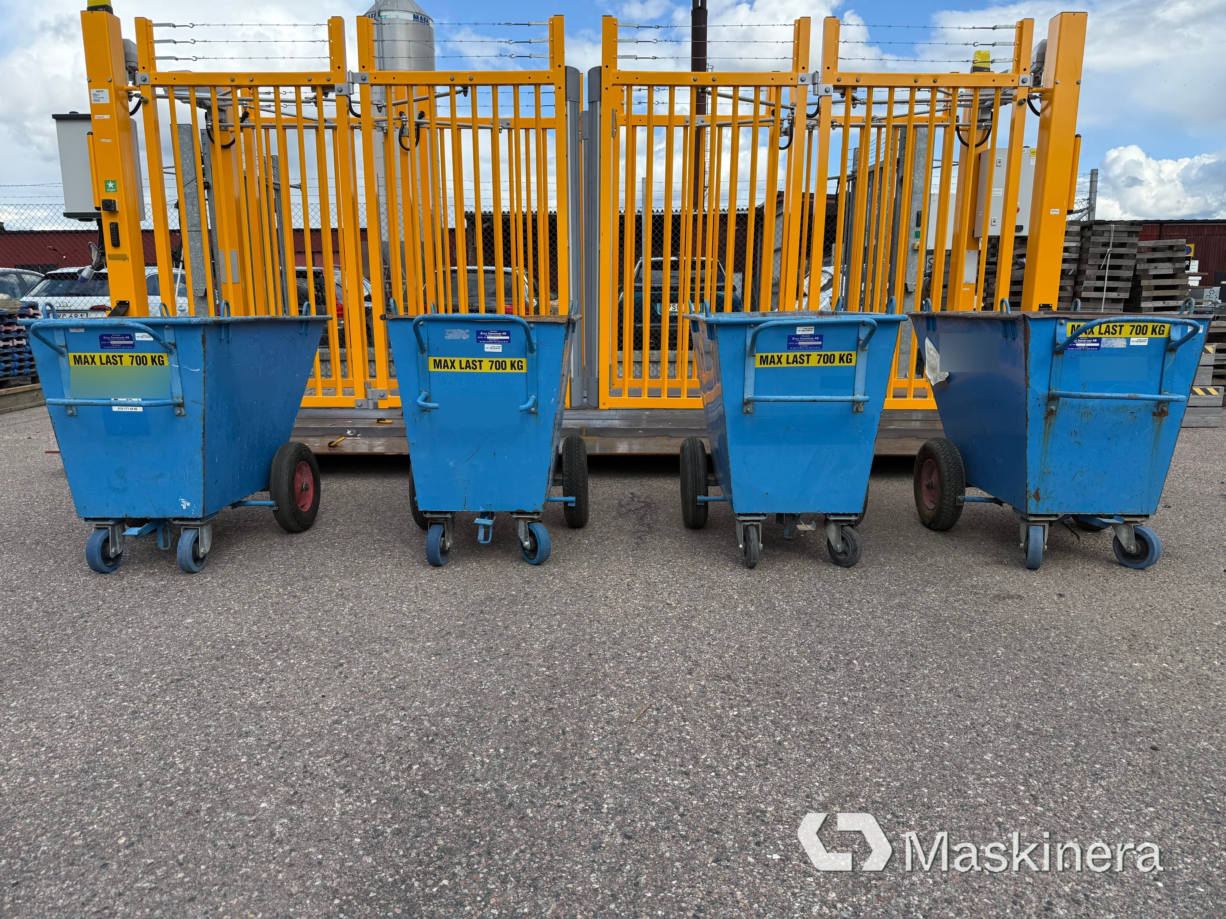 Fodervagnar 4st, Stilo Industrier AB 700kg