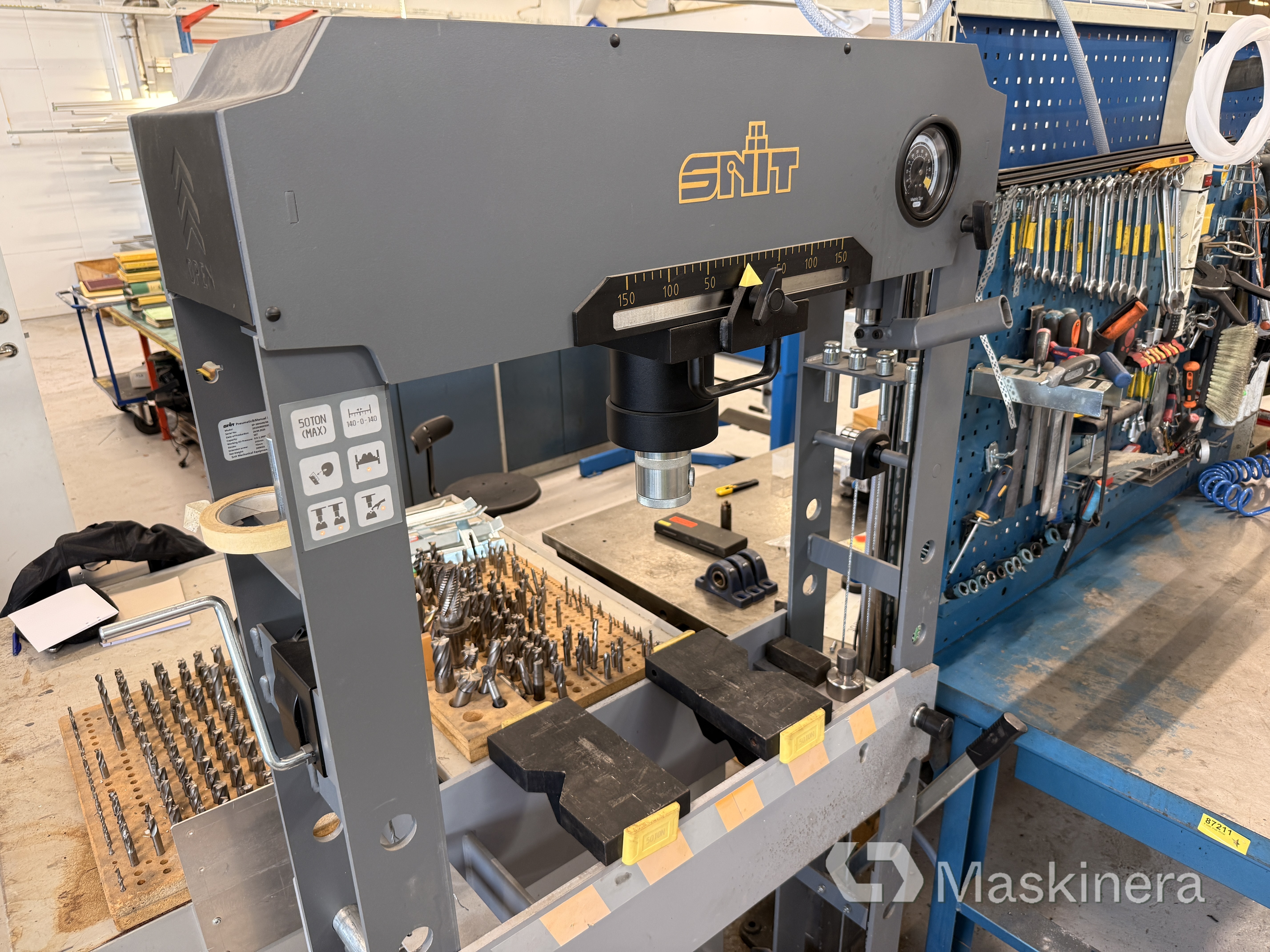 Begagnad Verkstadspress 50ton Snit sp-50 ham auktion | Maskinera