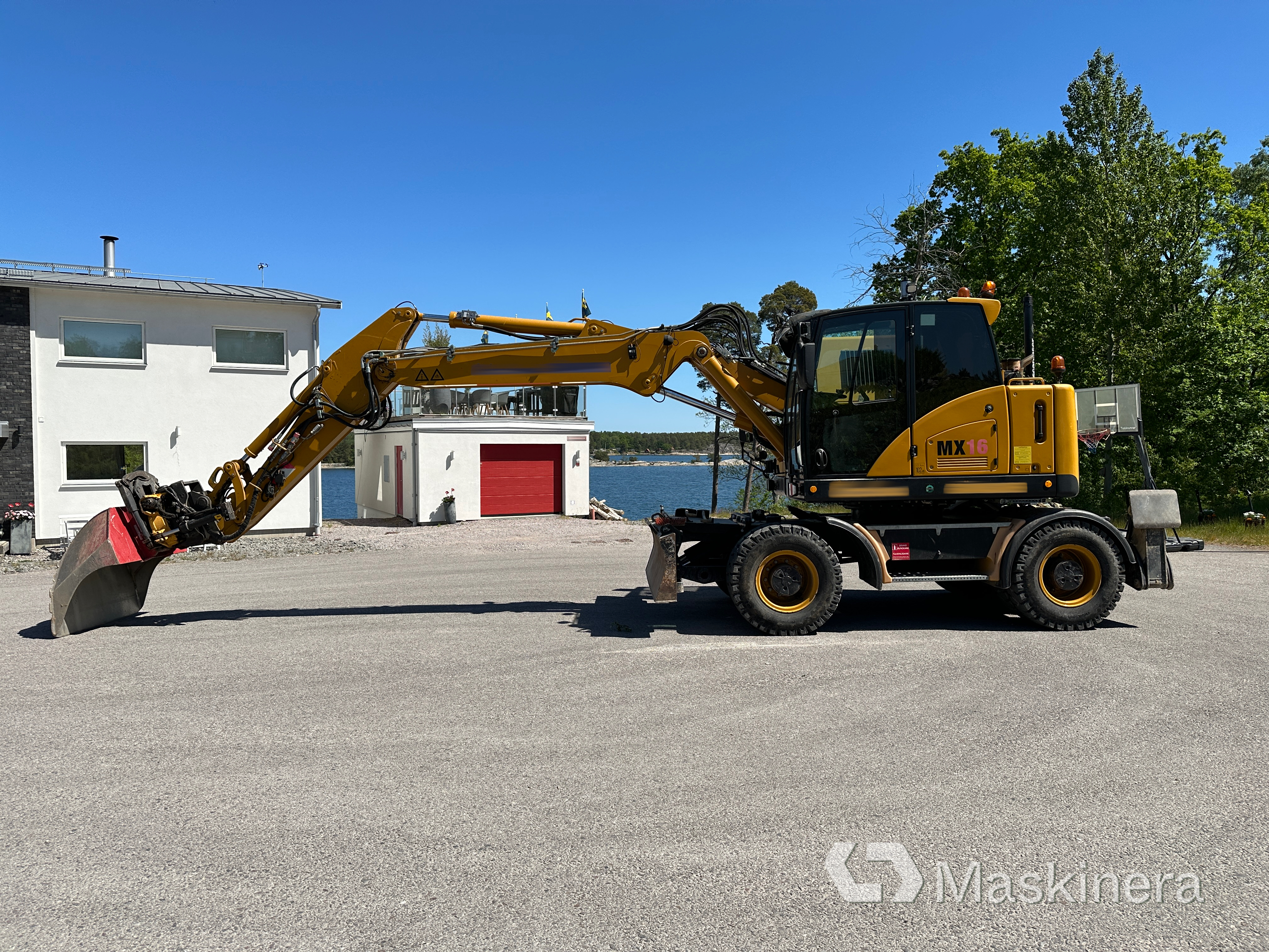 Hjulgrävare Hydrema MX16