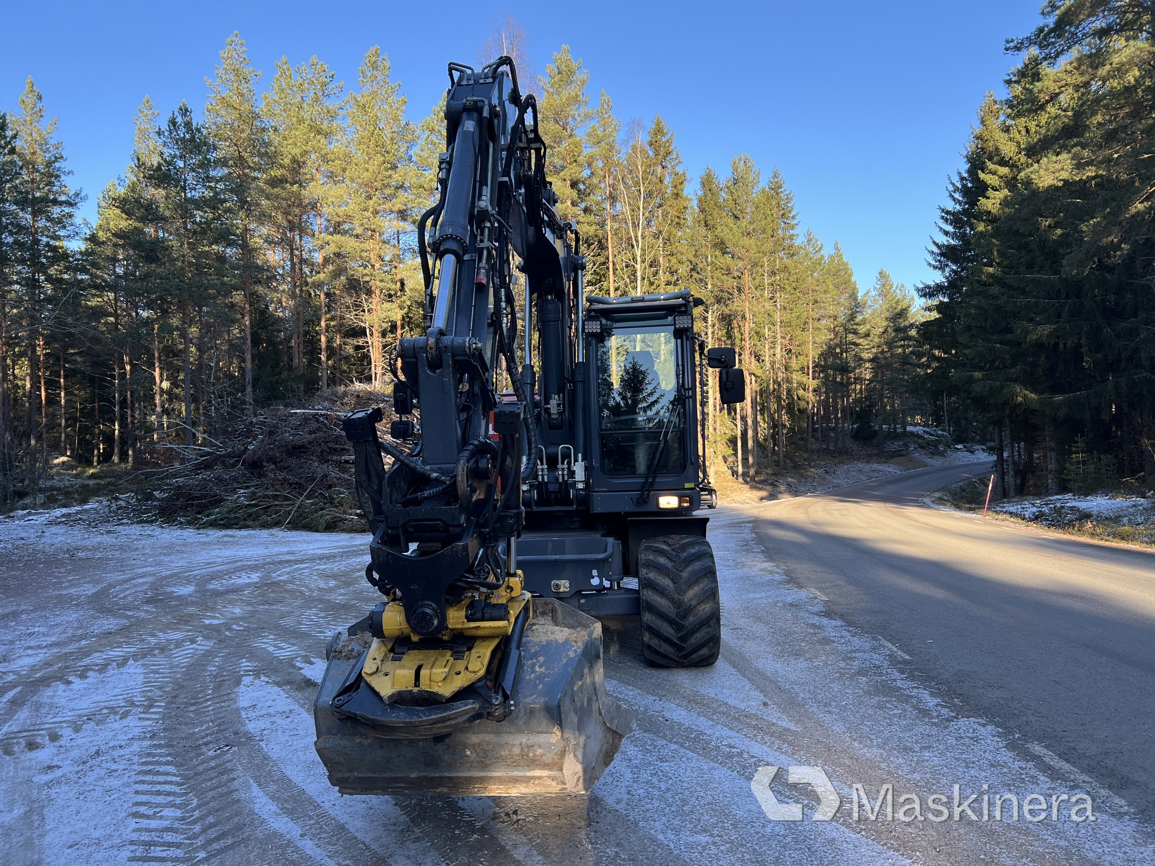 Hjulgrävare Atlas 160 W med grävsystem