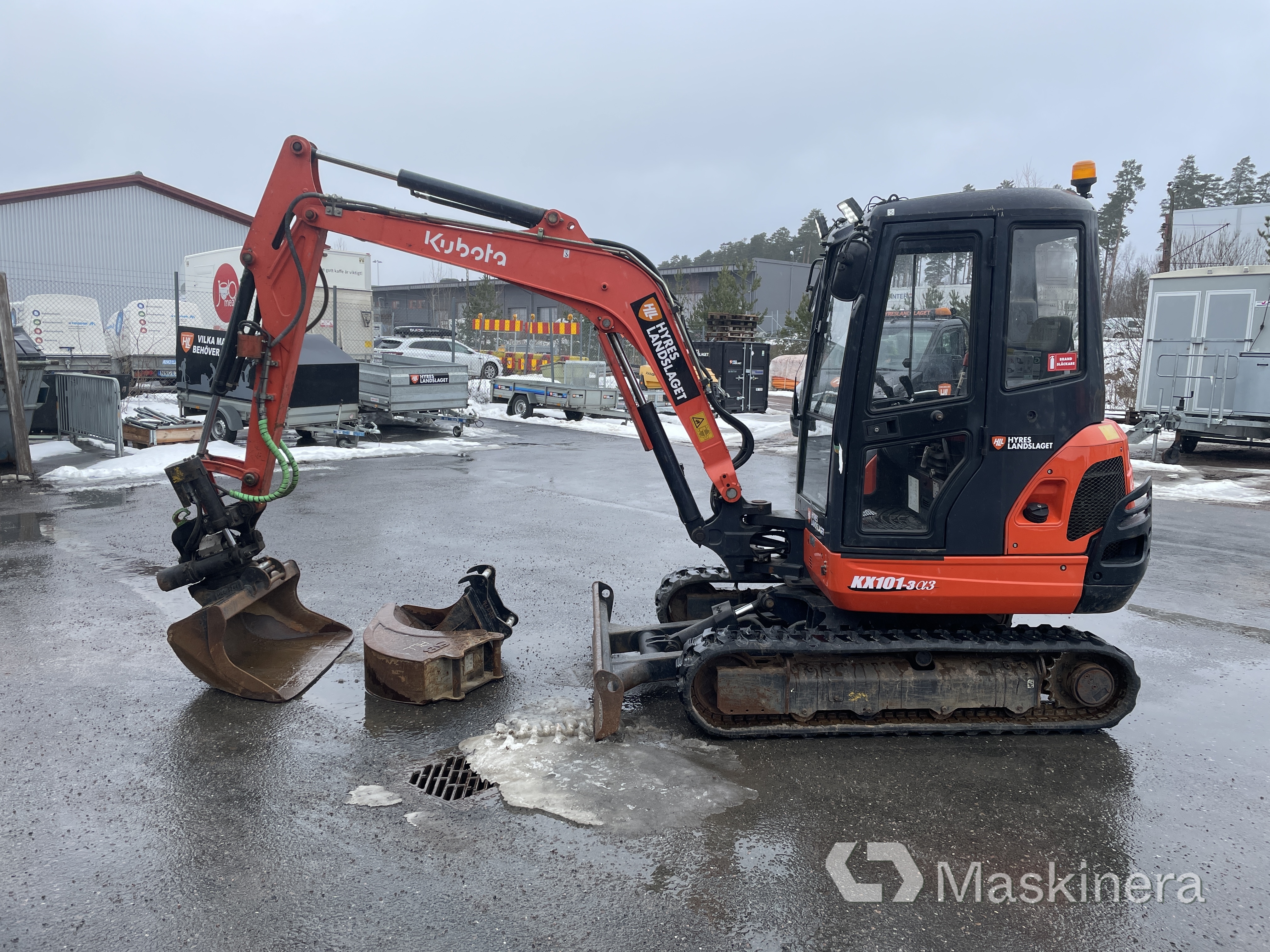 Grävmaskin Kubota KX101-3
