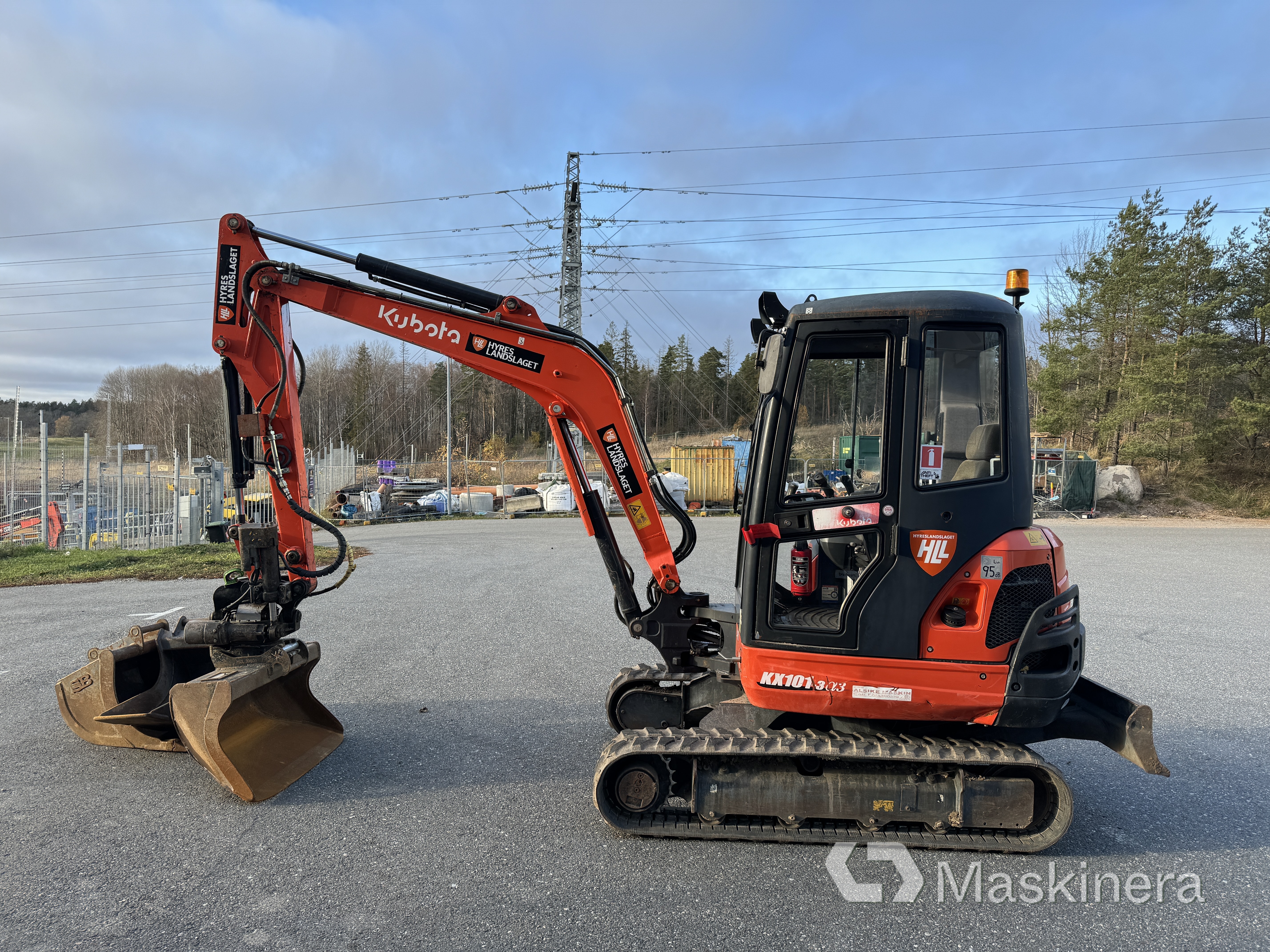 Grävmaskin Kubota KX101-3