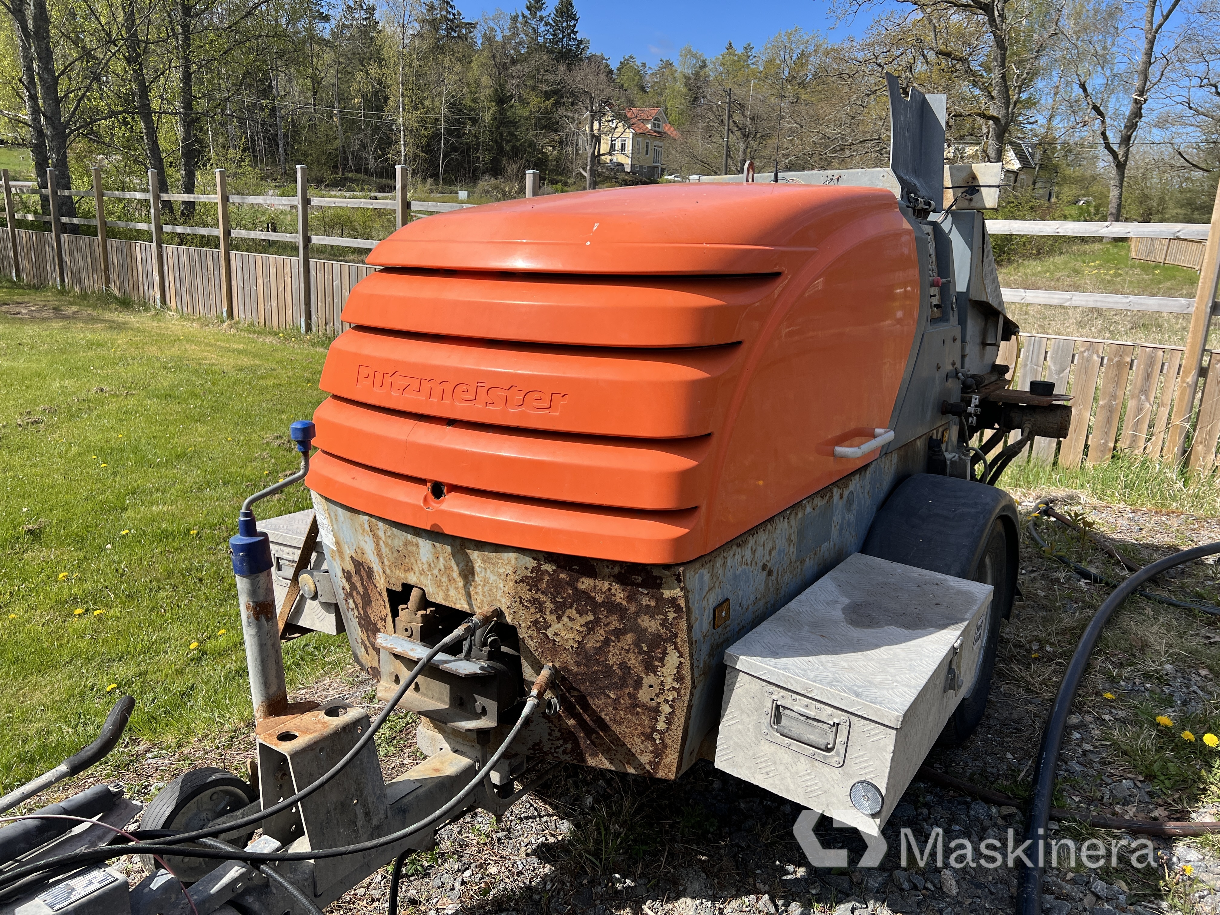 Betongpump Släpvagn Putzmeister P718