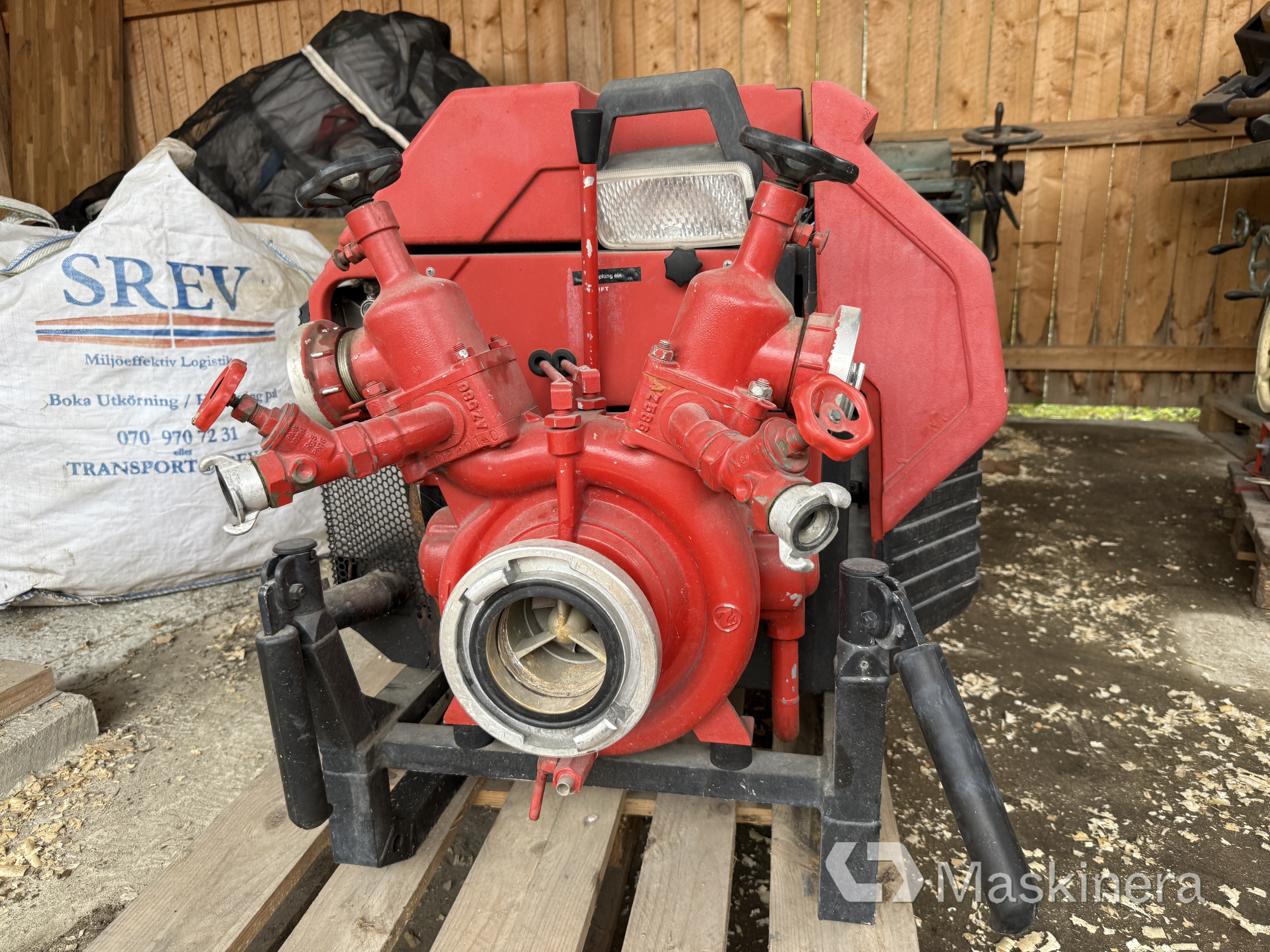 Bärbar brandpump Ziegler TS 16/8