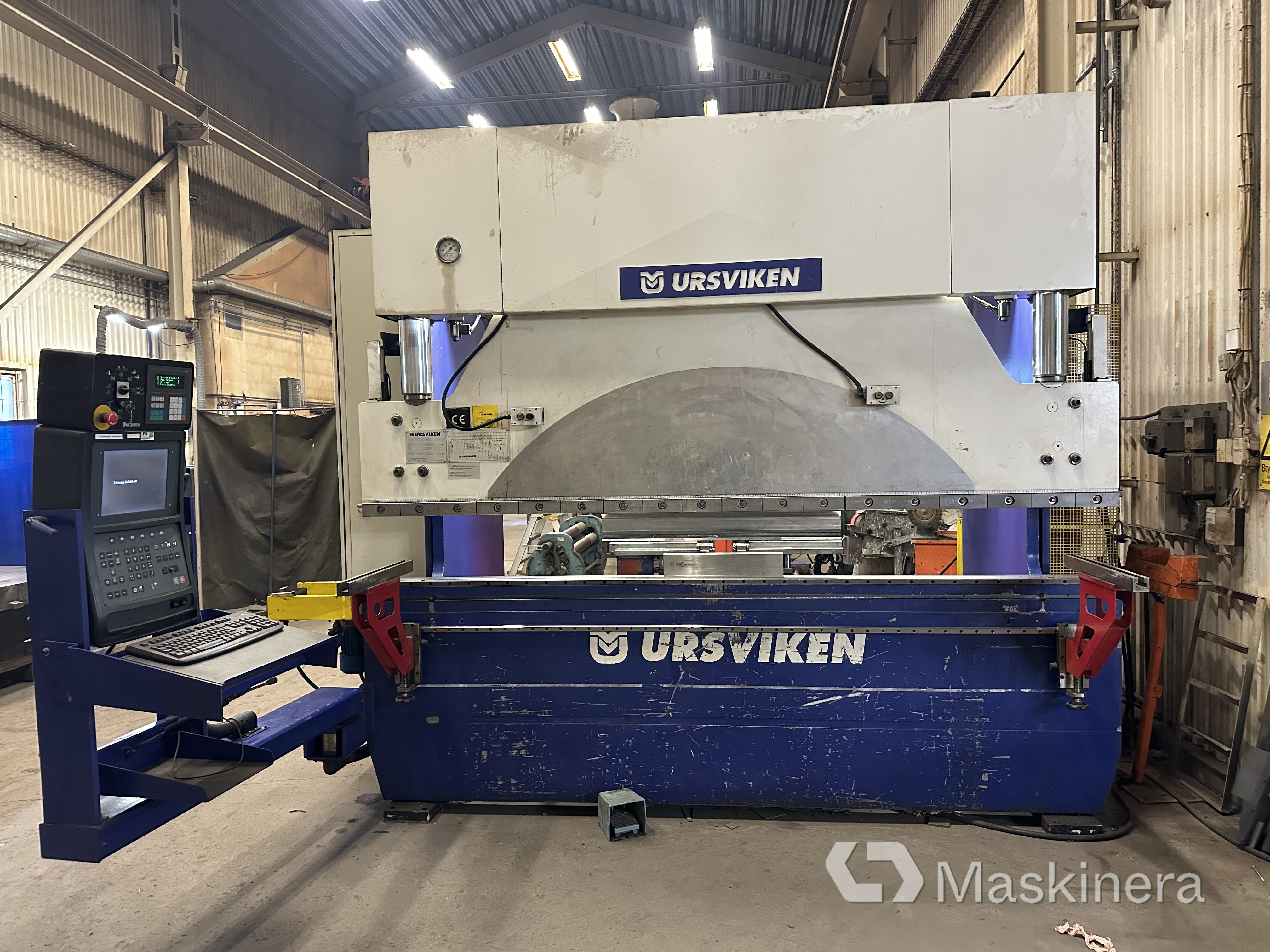 6 axlad Kantpress Optima 100 Ursviken Fullt CNC styrd