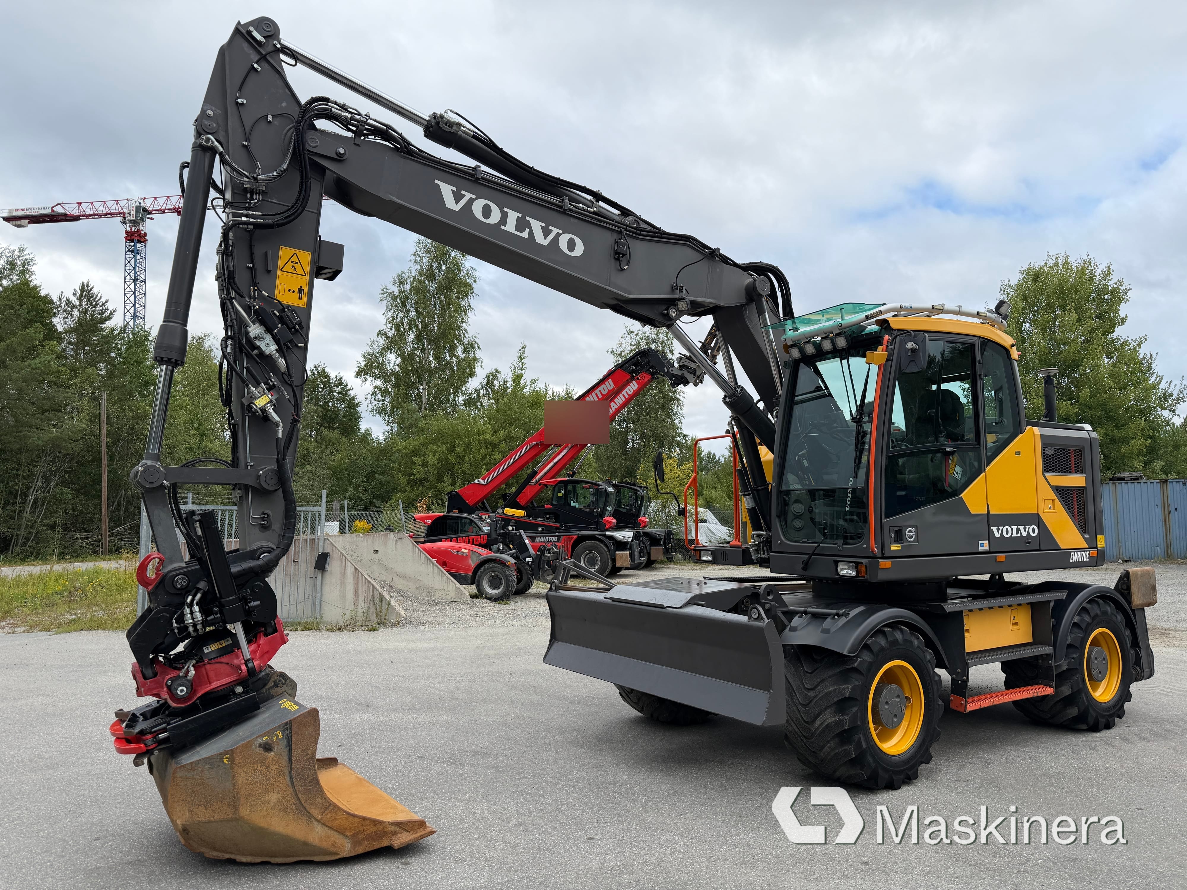 Hjulgrävare Volvo EWR170E