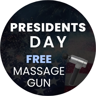 Presidents Day Free Massager Badge