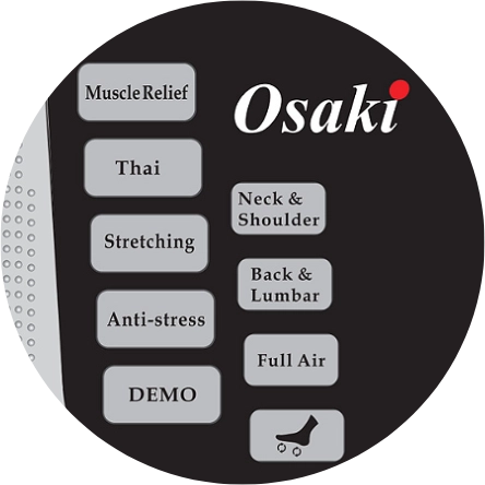 Osaki OS-4000T Massage Chair Auto Programs