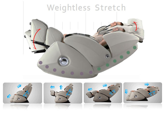 Osaki OS-7075R Executive Zero Gravity Deluxe Massage Chair Thai Massage