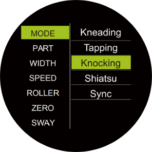 Infinity IT-8500 Plus Massage Chair Manual Settings