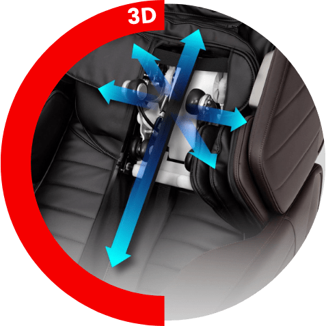 3D Massage Chair Rollers