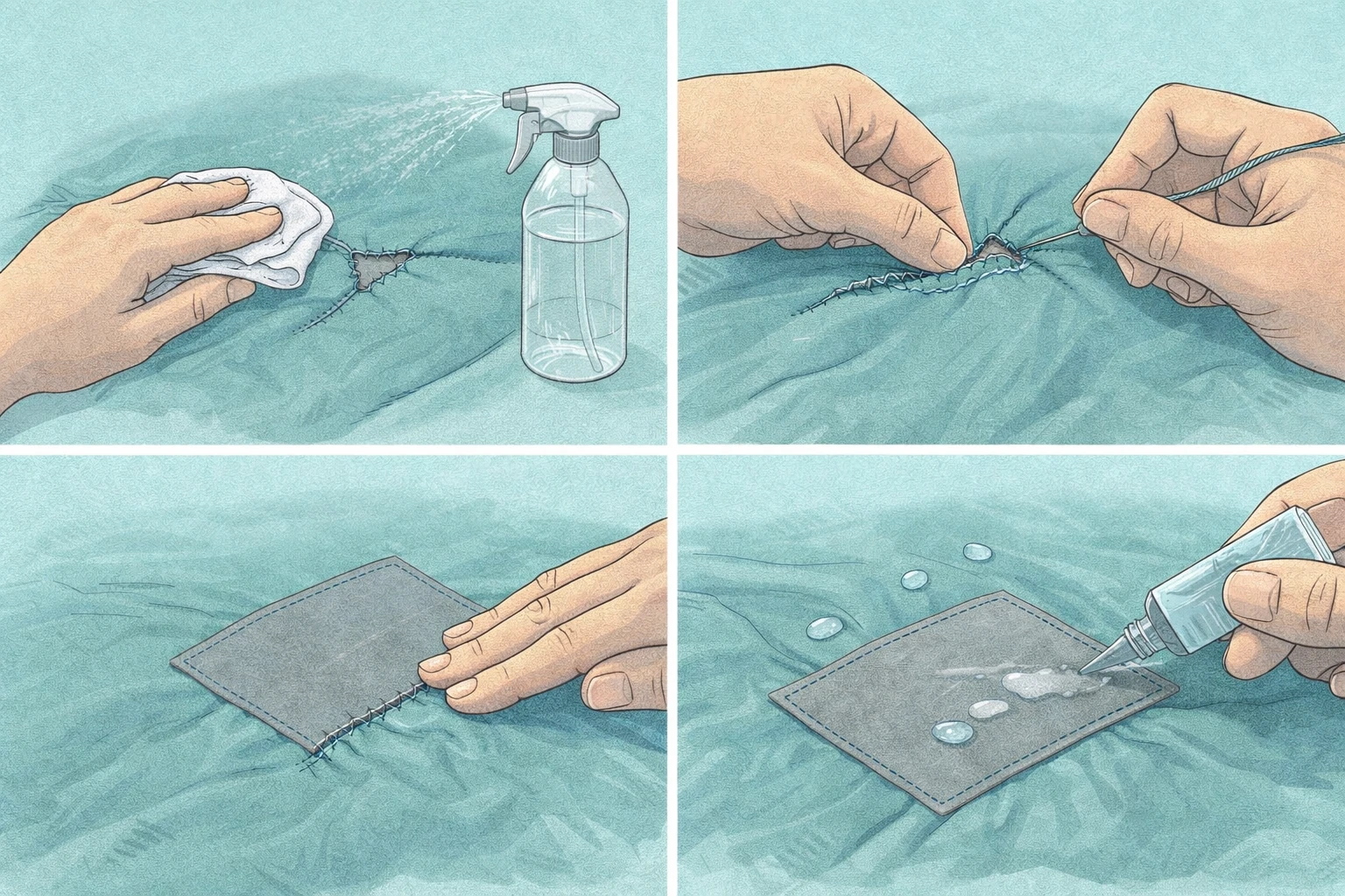 Basic fabric repair techniques