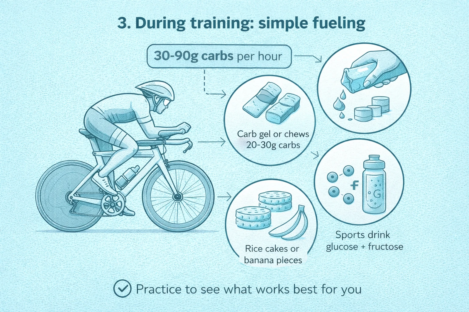 3. During training: simple fueling