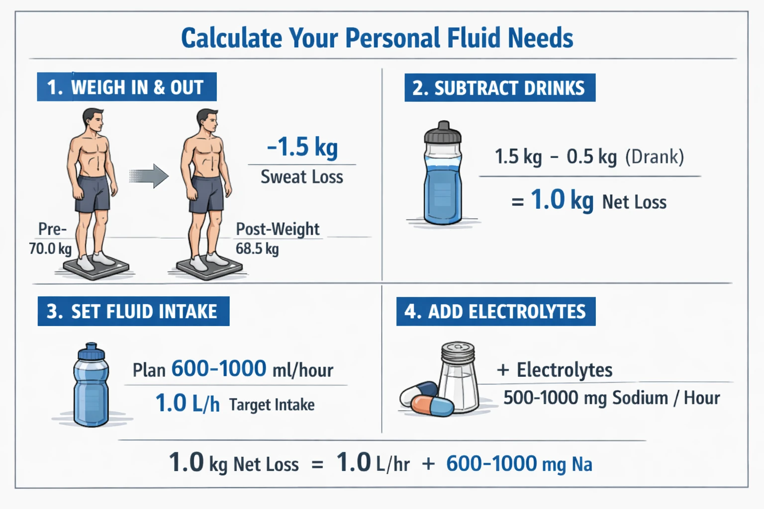Calculate your personal fluid needs